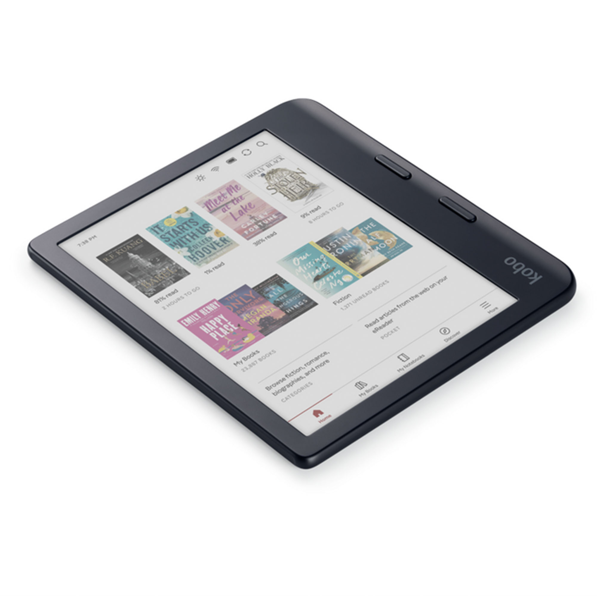 KOBO Libra Colour eReader - Black N428-KU-BK-K-CK - Bing Lee