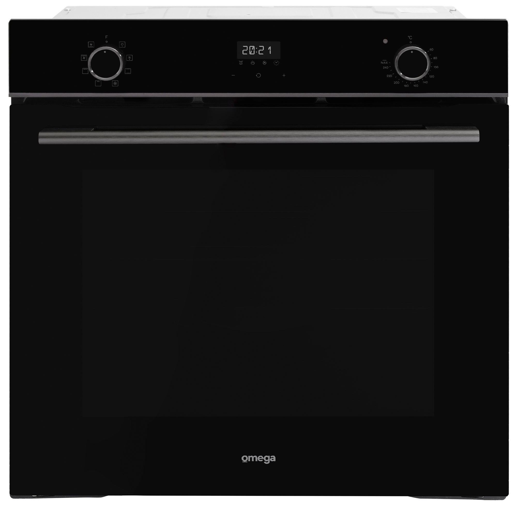 Omega 60cm 8 Function Electric Oven, Midnight