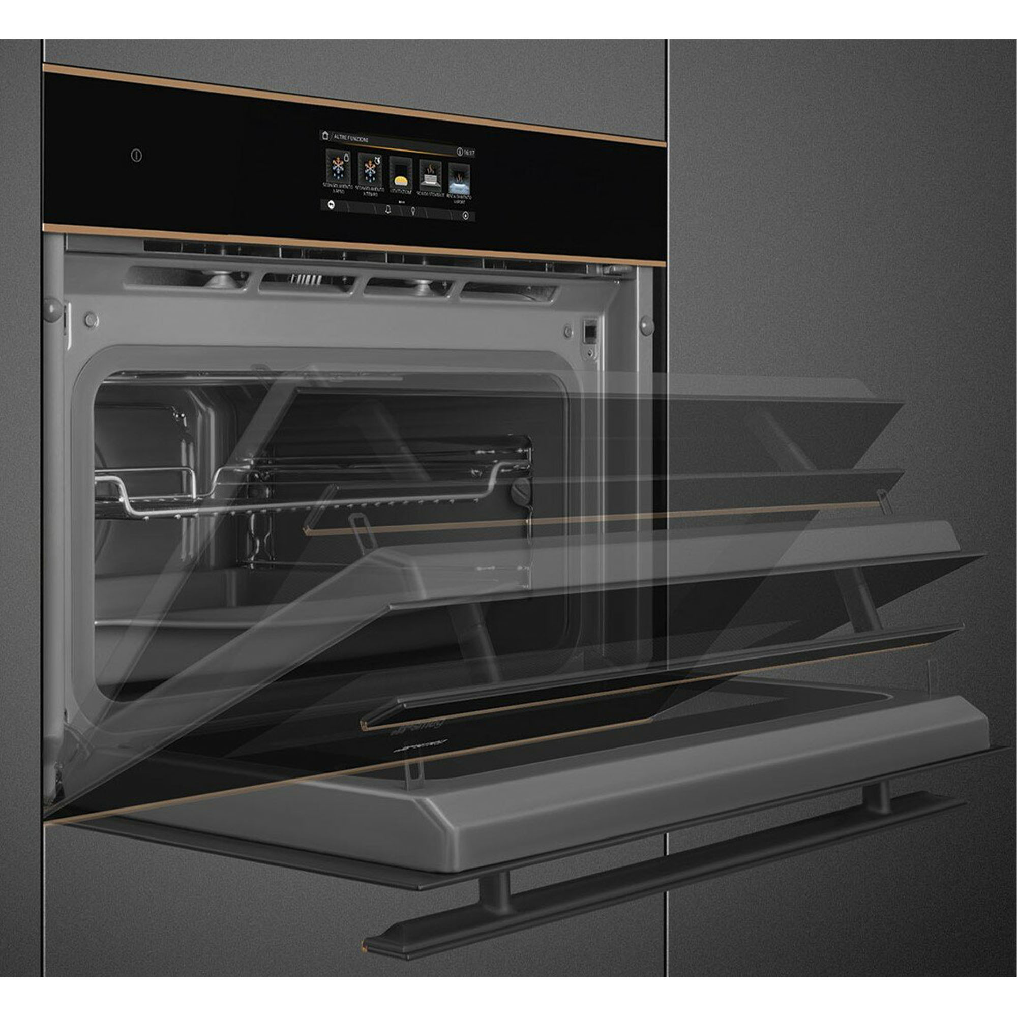 Smeg 45cm Dolce Stil Novo Omnichef Microwave Oven SOA4606APNR Buy