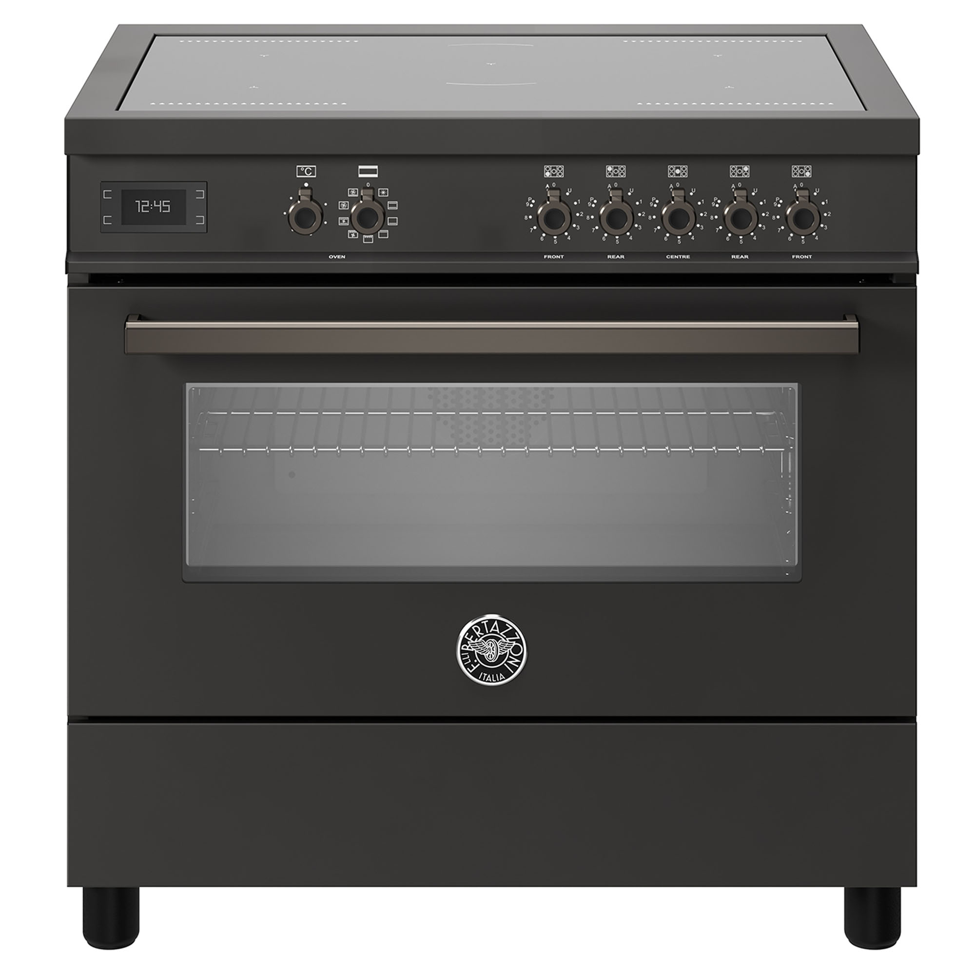 Bertazzoni Professional 900mm Induction Cooker - Carbonio PRO95I1ECAT
