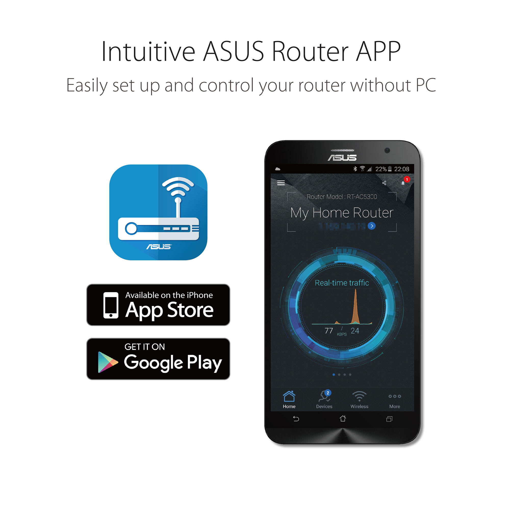 Asus AX5400 Dual Band WiFi 6 xDSL Modem Router DSL-AX82U. - Buy Online ...