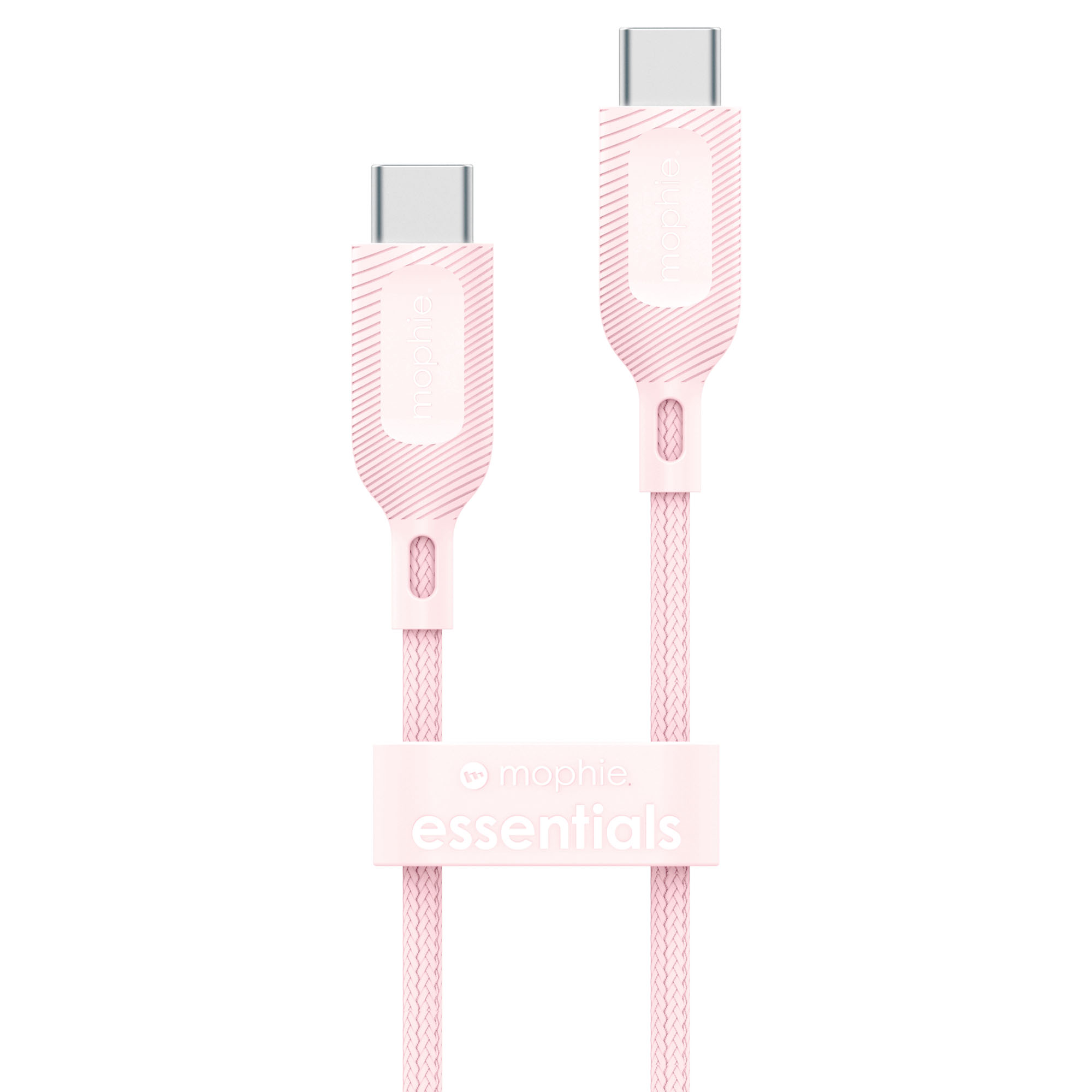 Mophie 1M Essential USB-C to USB-C Fast Charging Cable - Pink 409916179