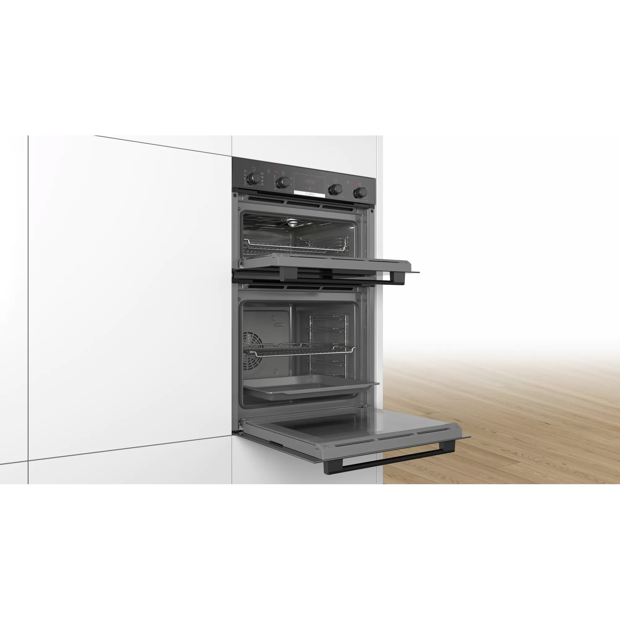Bosch Serie 4 Builtin double oven Black MBA534BB0A Buy Online with