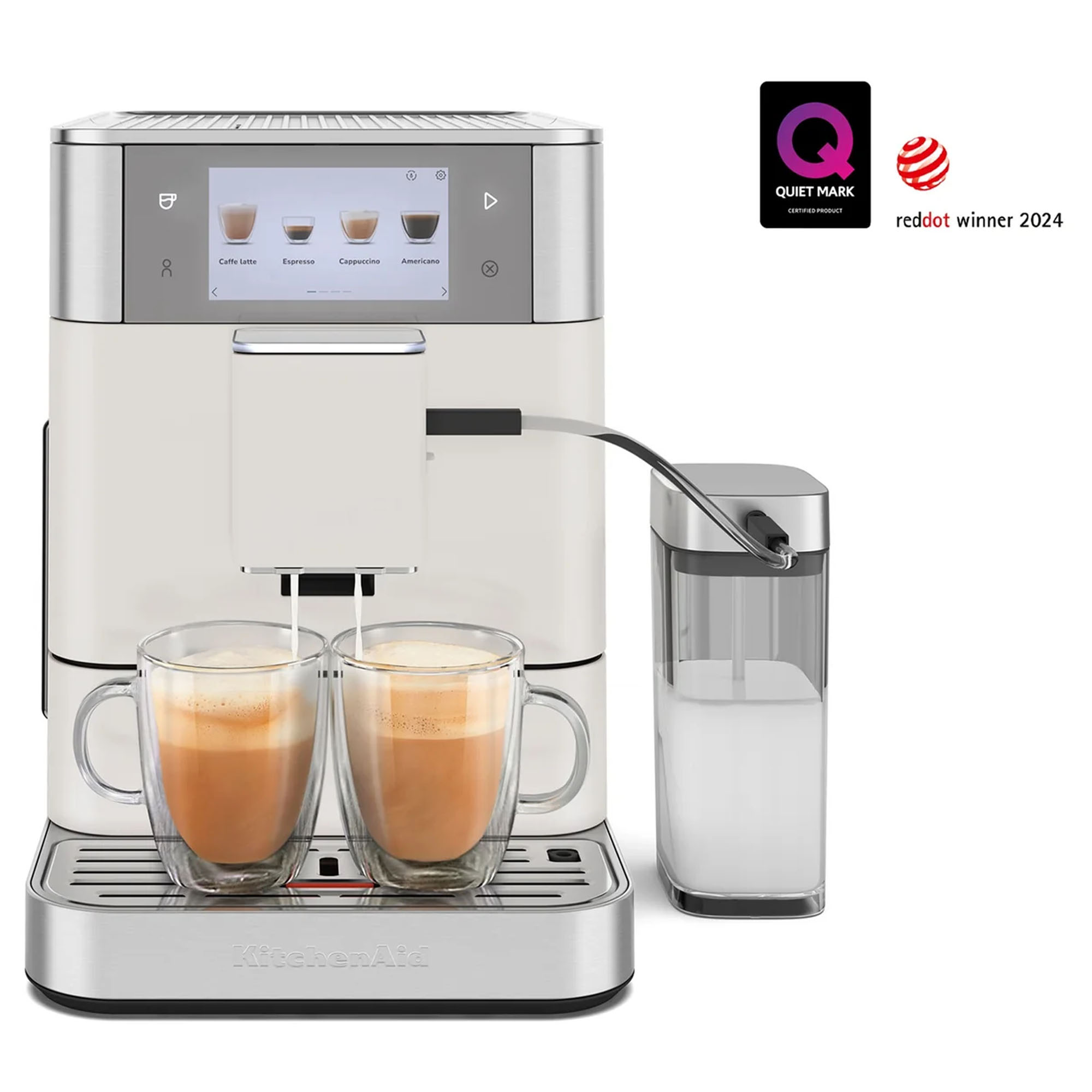 Kitchenaid Fully Automatic Espresso Machine with Milk Container Porcelain 5KES8558APL
