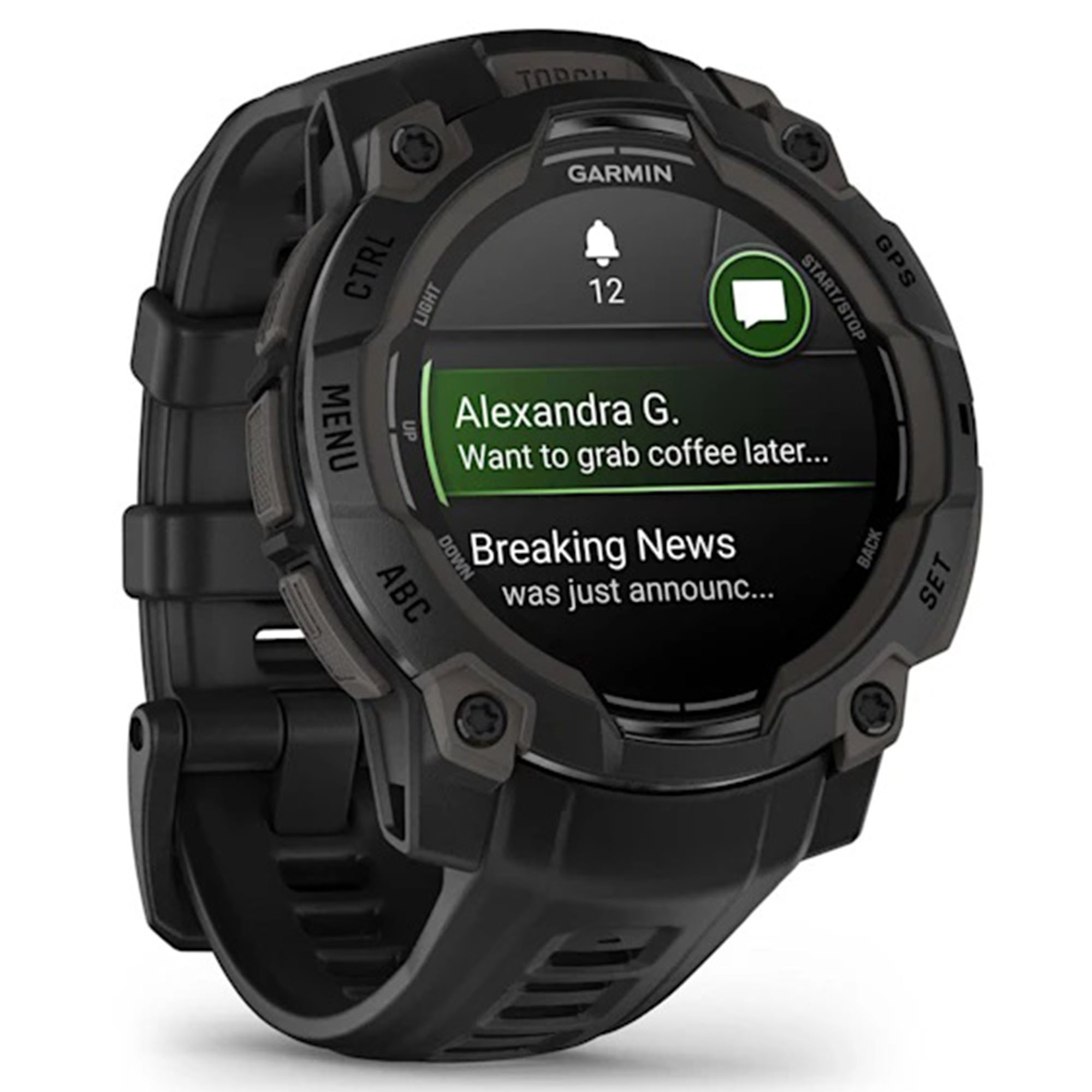 Garmin Instinct 3 - 45 mm, AMOLED Black with Black Band 010-02936