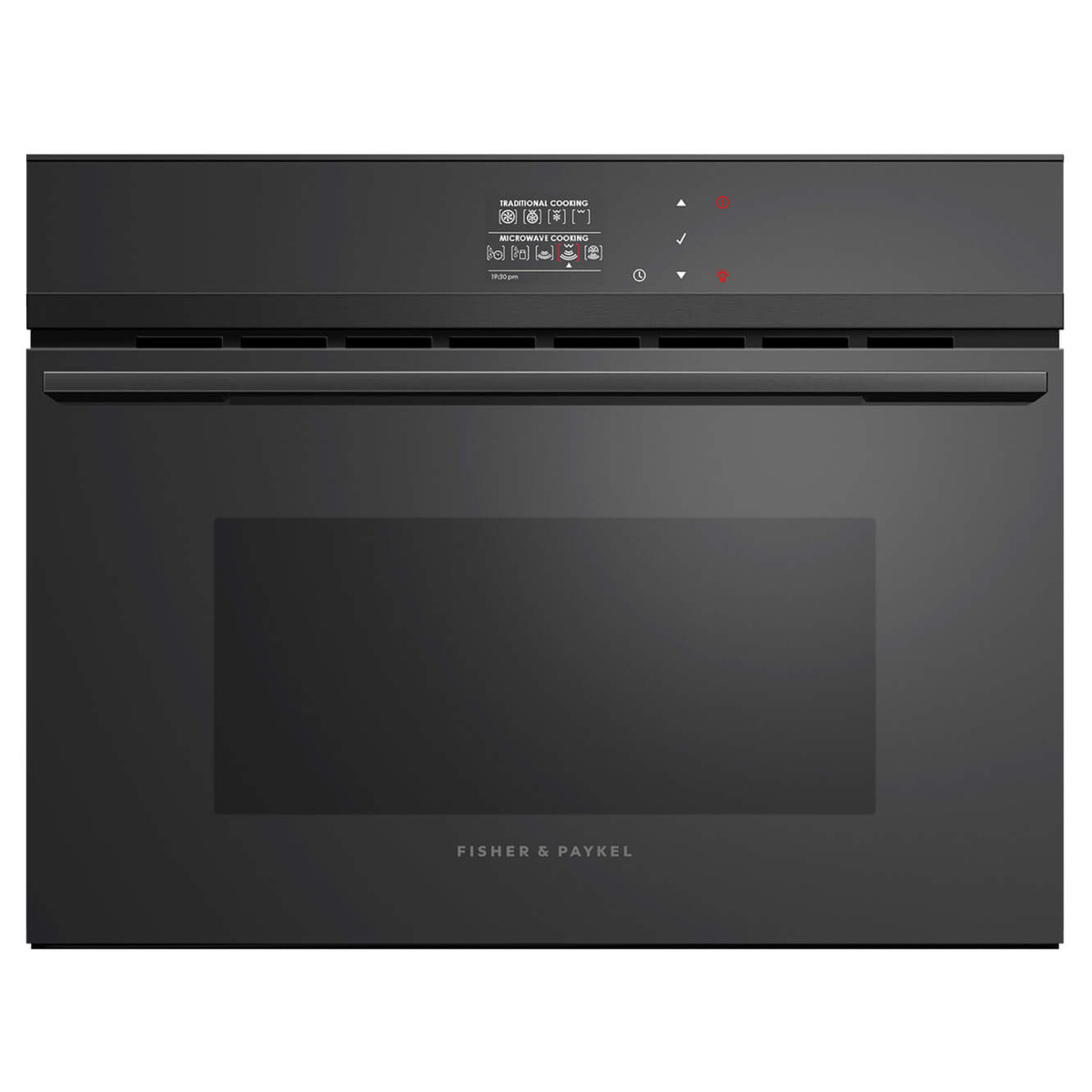 Fisher & Paykel Series 9 60cm Builtin Combination Microwave Oven Black