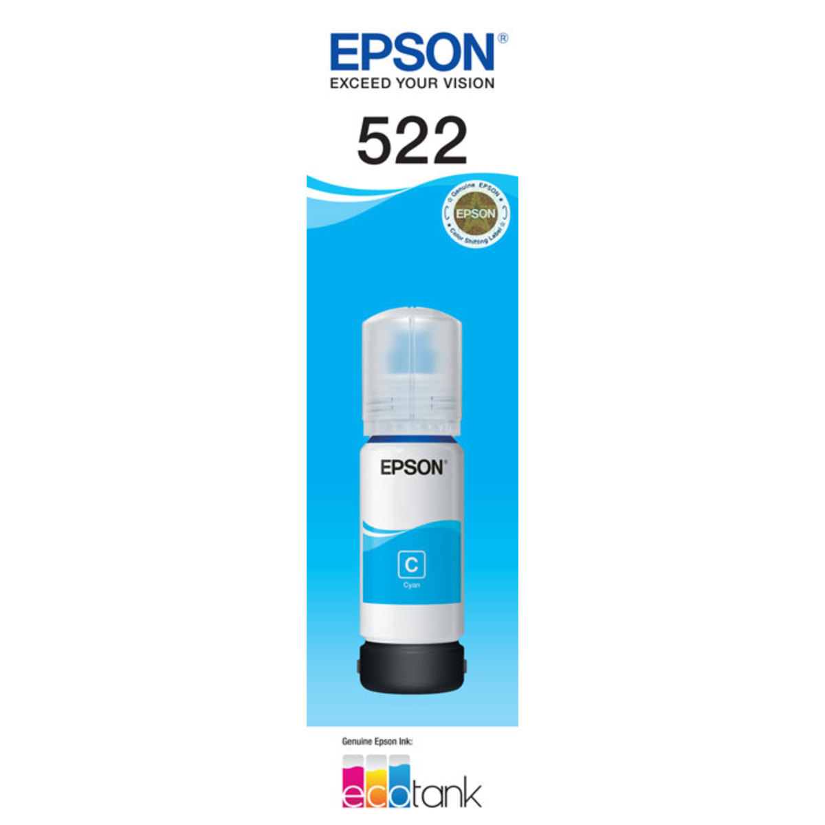 Epson C13T522 EcoTank Cyan Ink Bottle T00M292