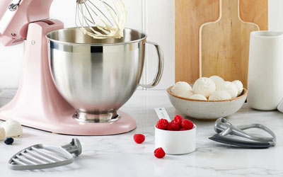 Kitchenaid KSM195 4.8L Artisan Stand Mixer Dried Rose 5KSM195PSADR - Buy  Online with Afterpay & ZipPay - Bing Lee