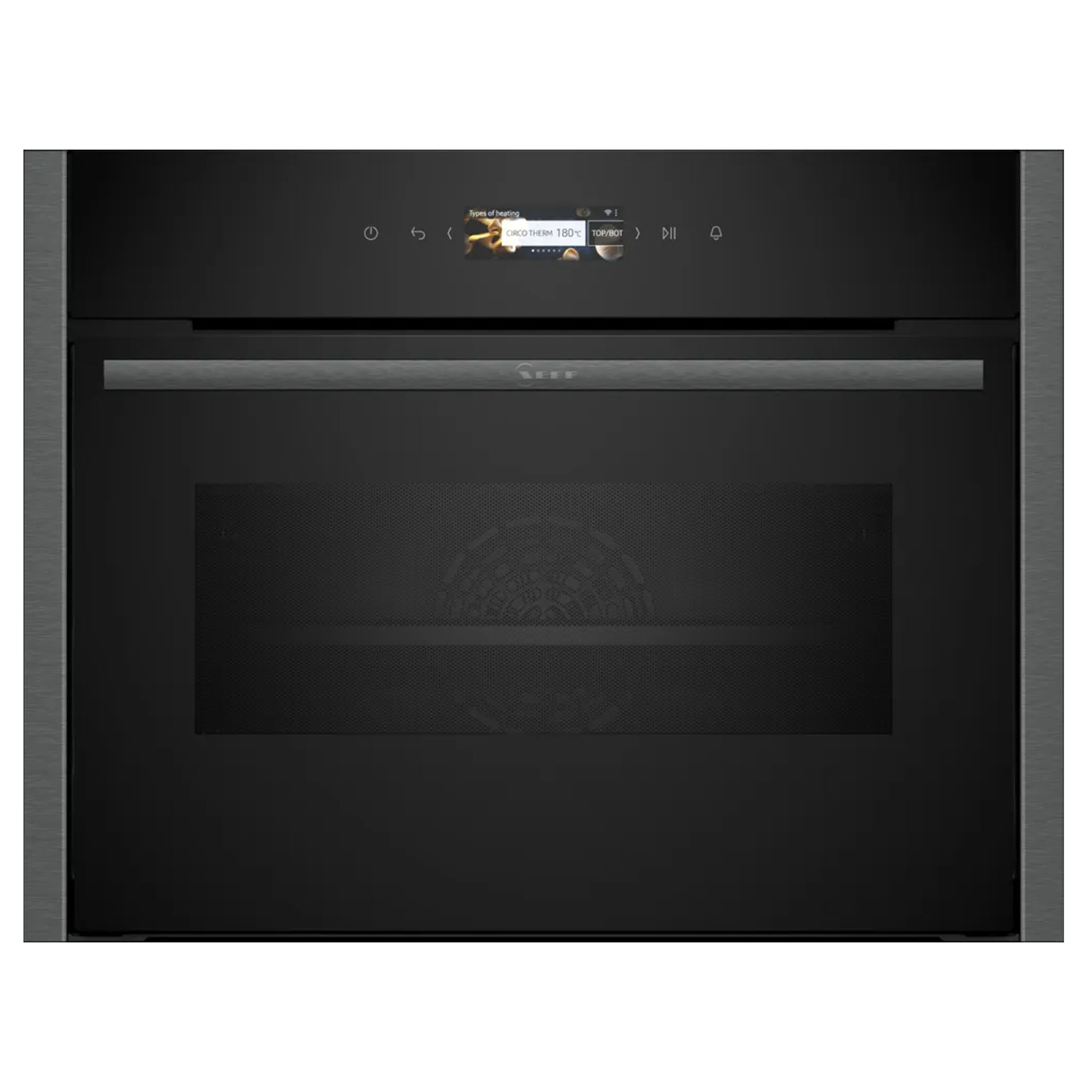 Neff 60cm Built-in Compact Oven with Microwave Function - Graphite-Grey C24MR21G0B