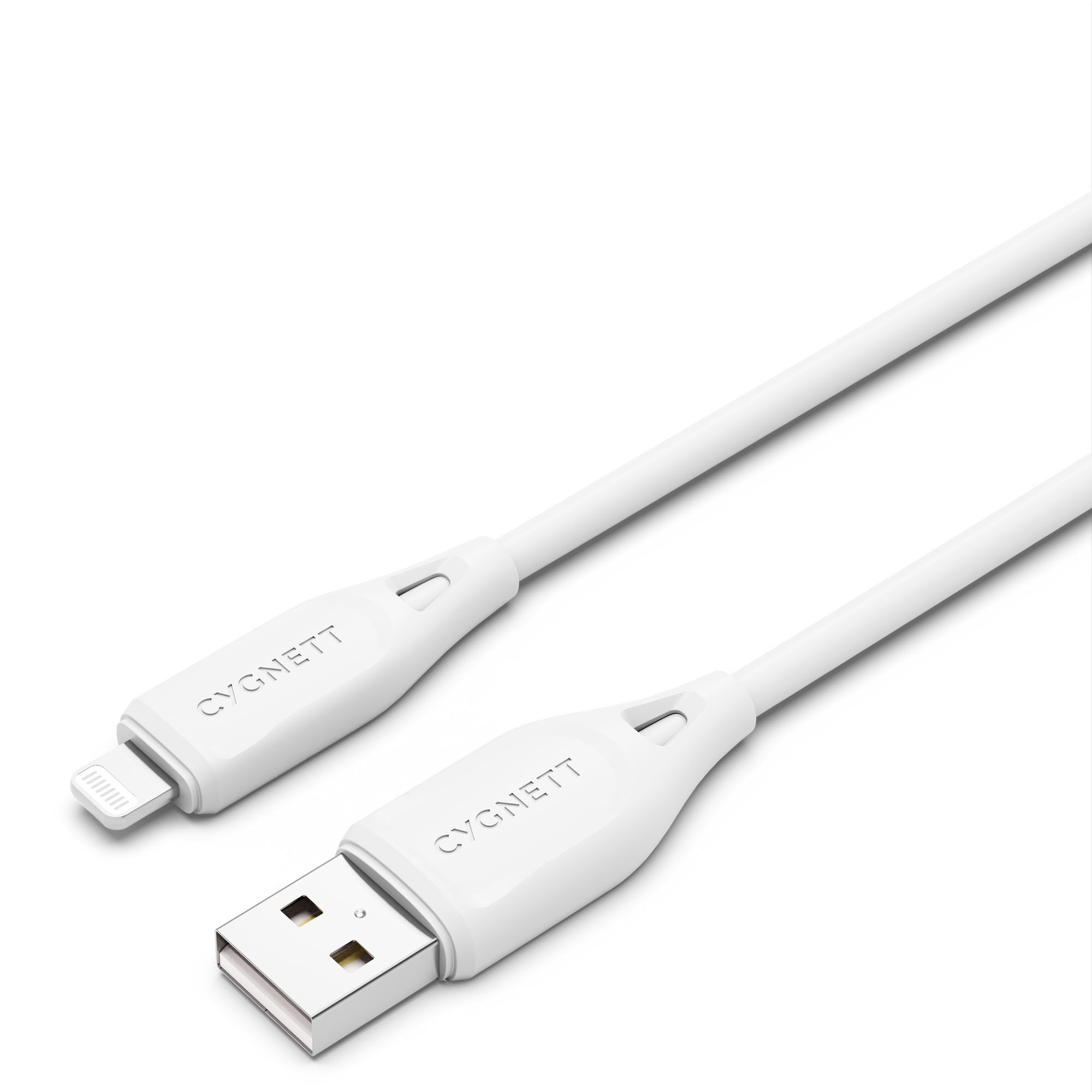 Cygnett Essentials Lightning To USB-A Cable 2m - White CY4702PCCAL