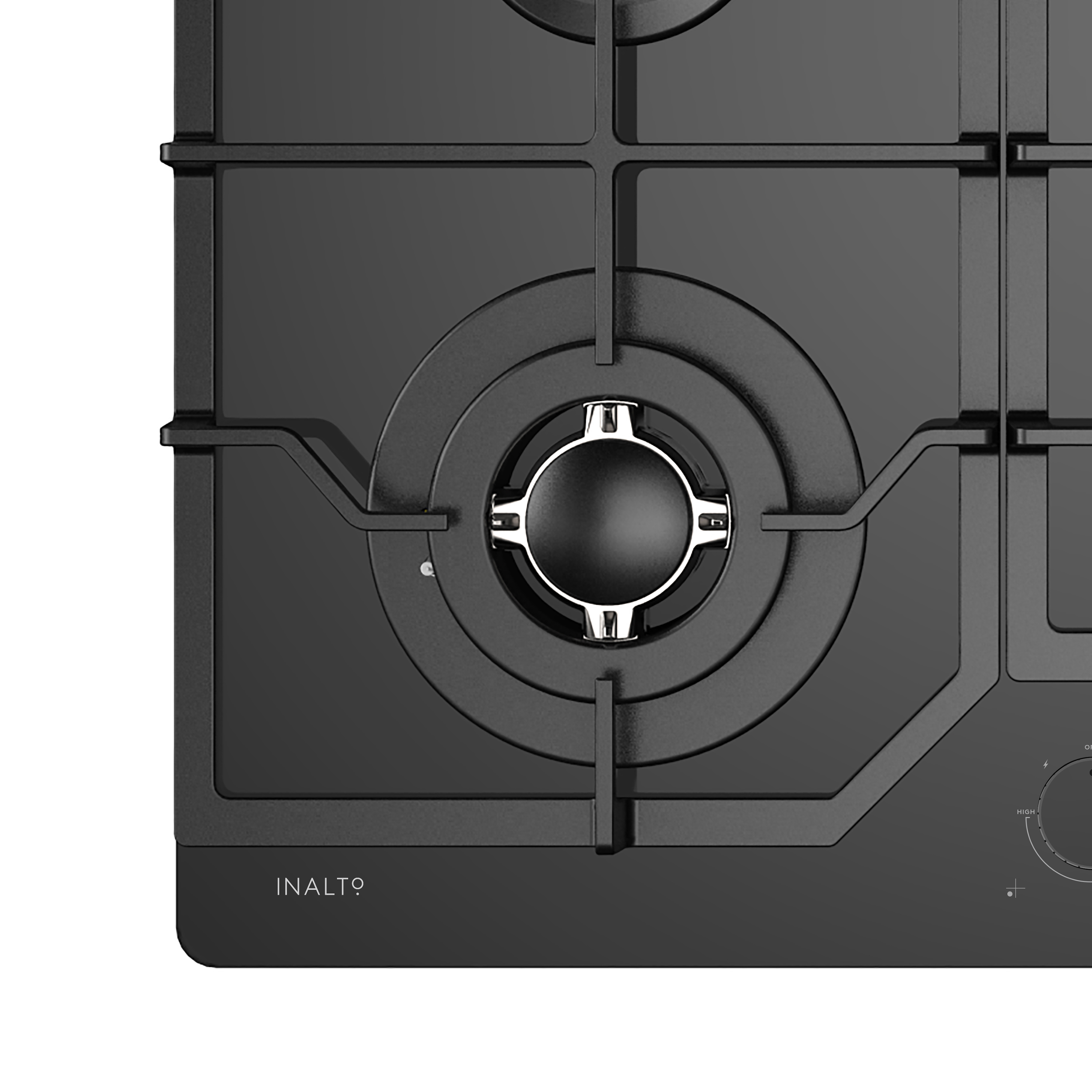 Inalto 60cm Gas on Glass Cooktop with Wok Burner ICGG604W Buy Online with Afterpay & ZipPay
