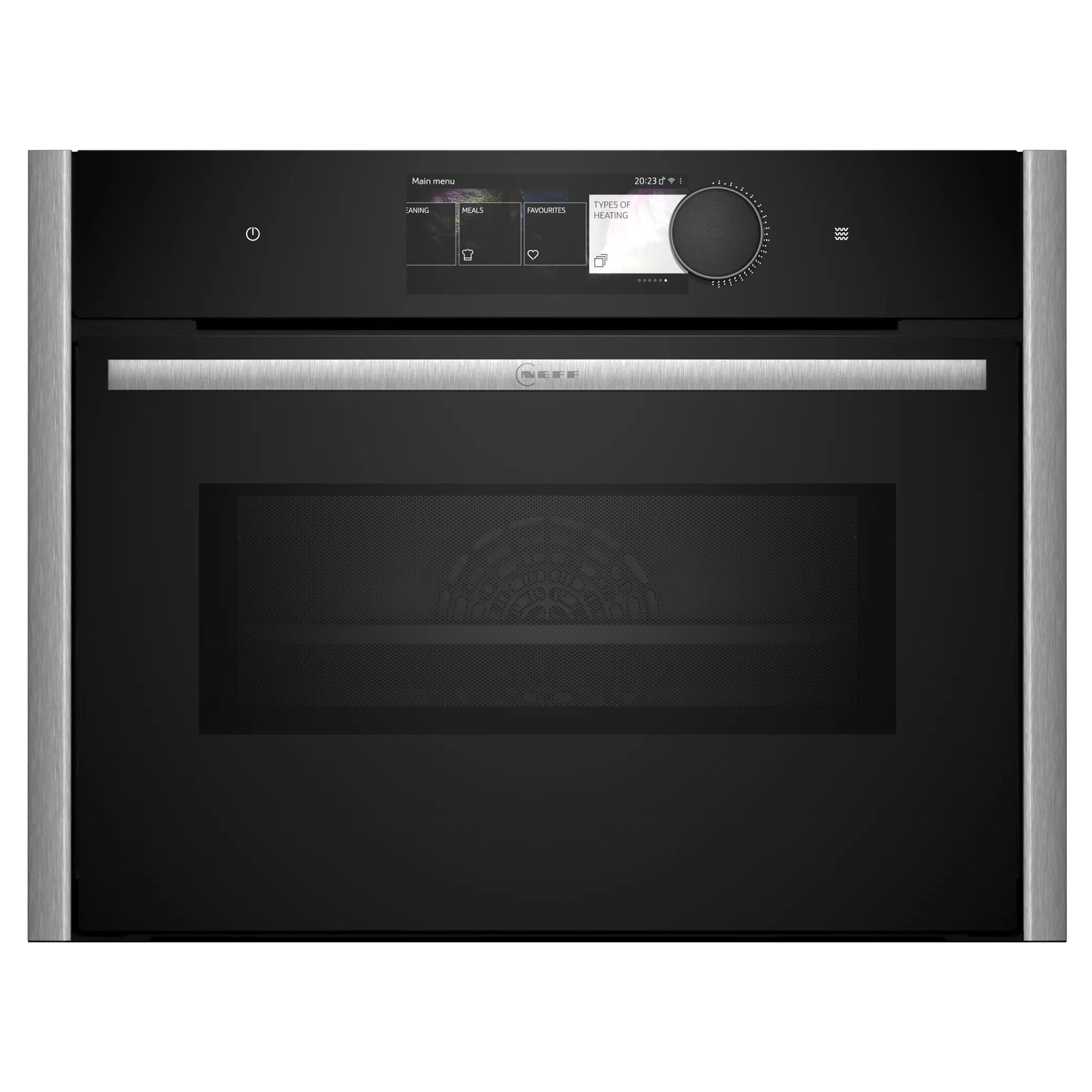 Neff 45cm Pyrolytic Compact Oven with Microwave - Metallic Silver C29MY7MY0-MS