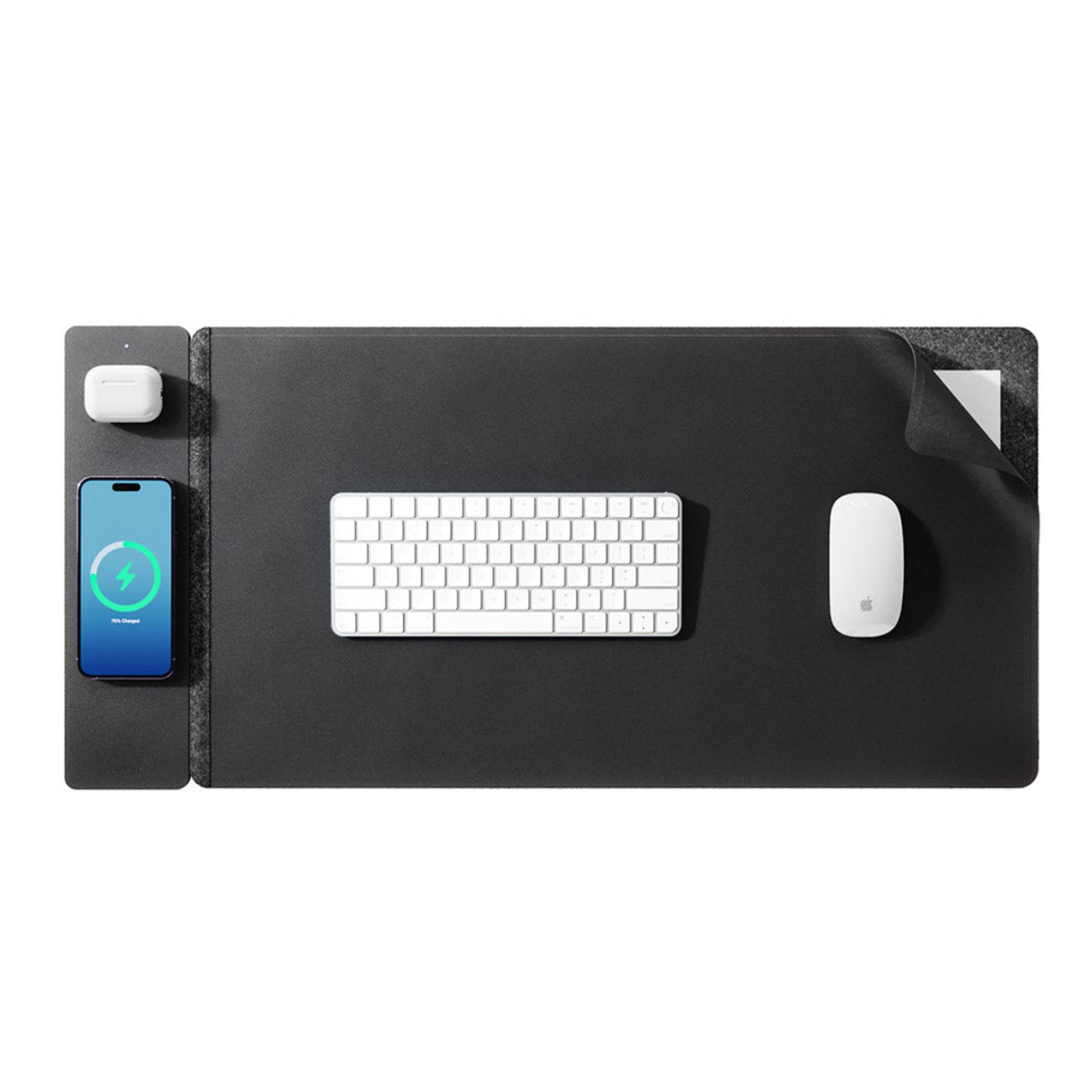 Journey ALTI Wireless Charging Desk Mat Black JWCDMBK