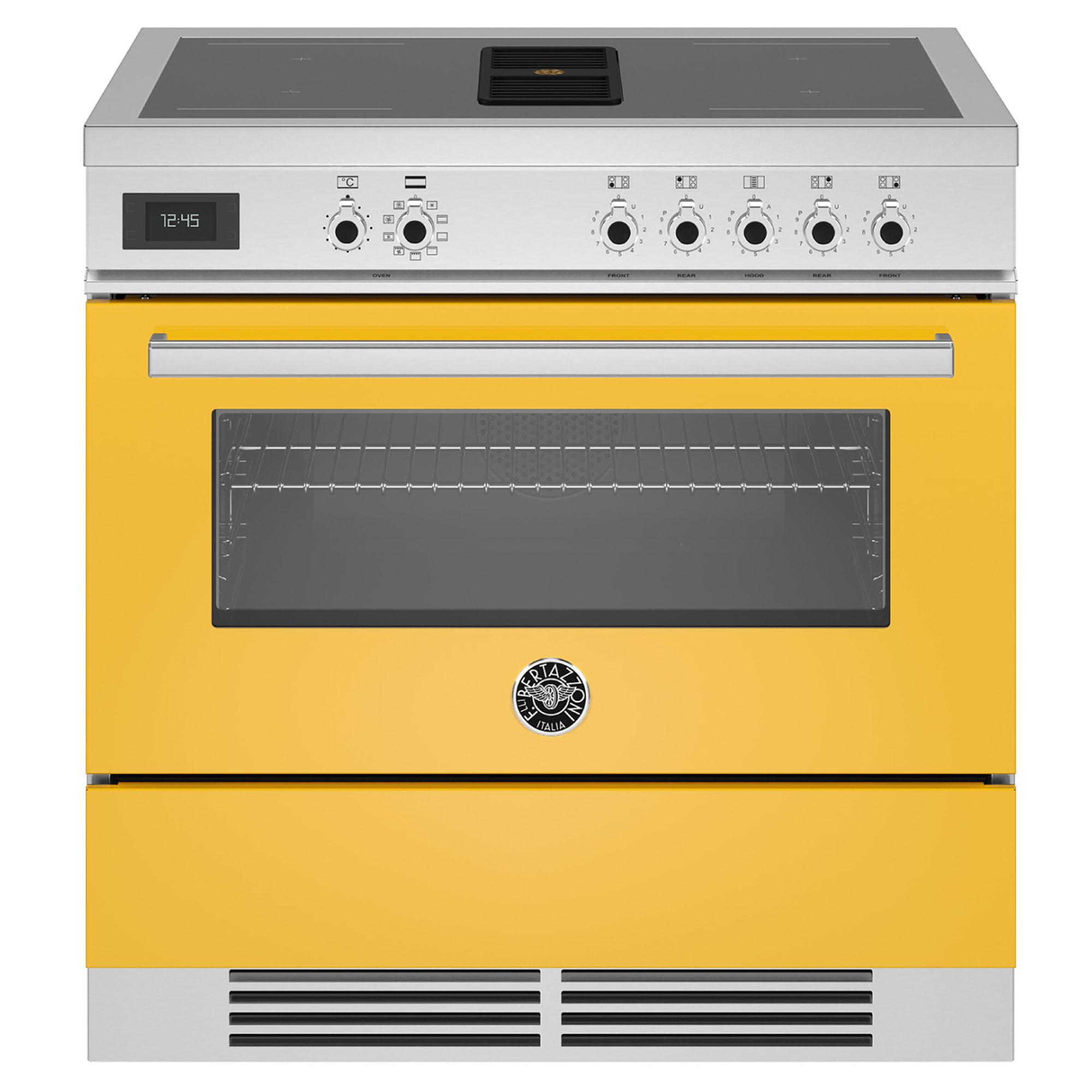 Bertazzoni 900mm Air-Tec 3 in 1 Induction Cooker - Yellow PROCH94I1EGIT