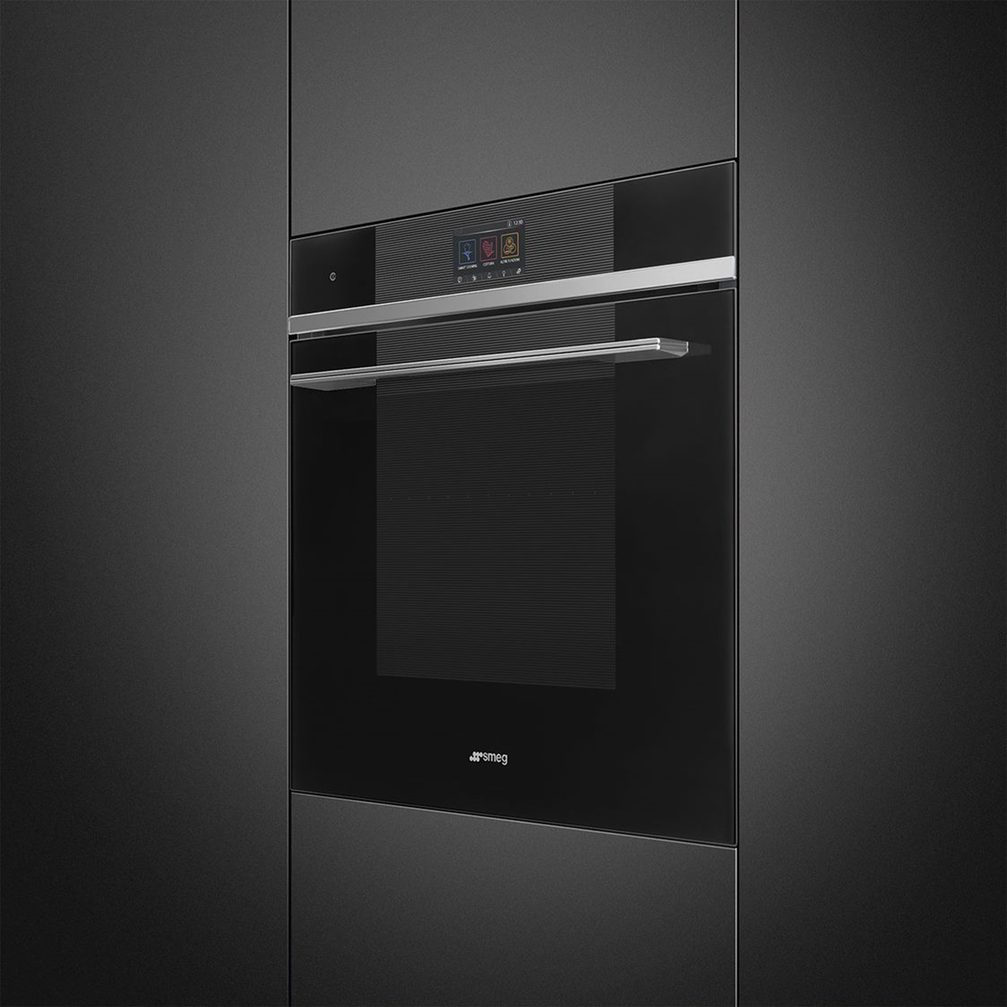 Smeg 60cm Linea Steam100 Pro Oven Black SOA6104S4PN. Buy Online with