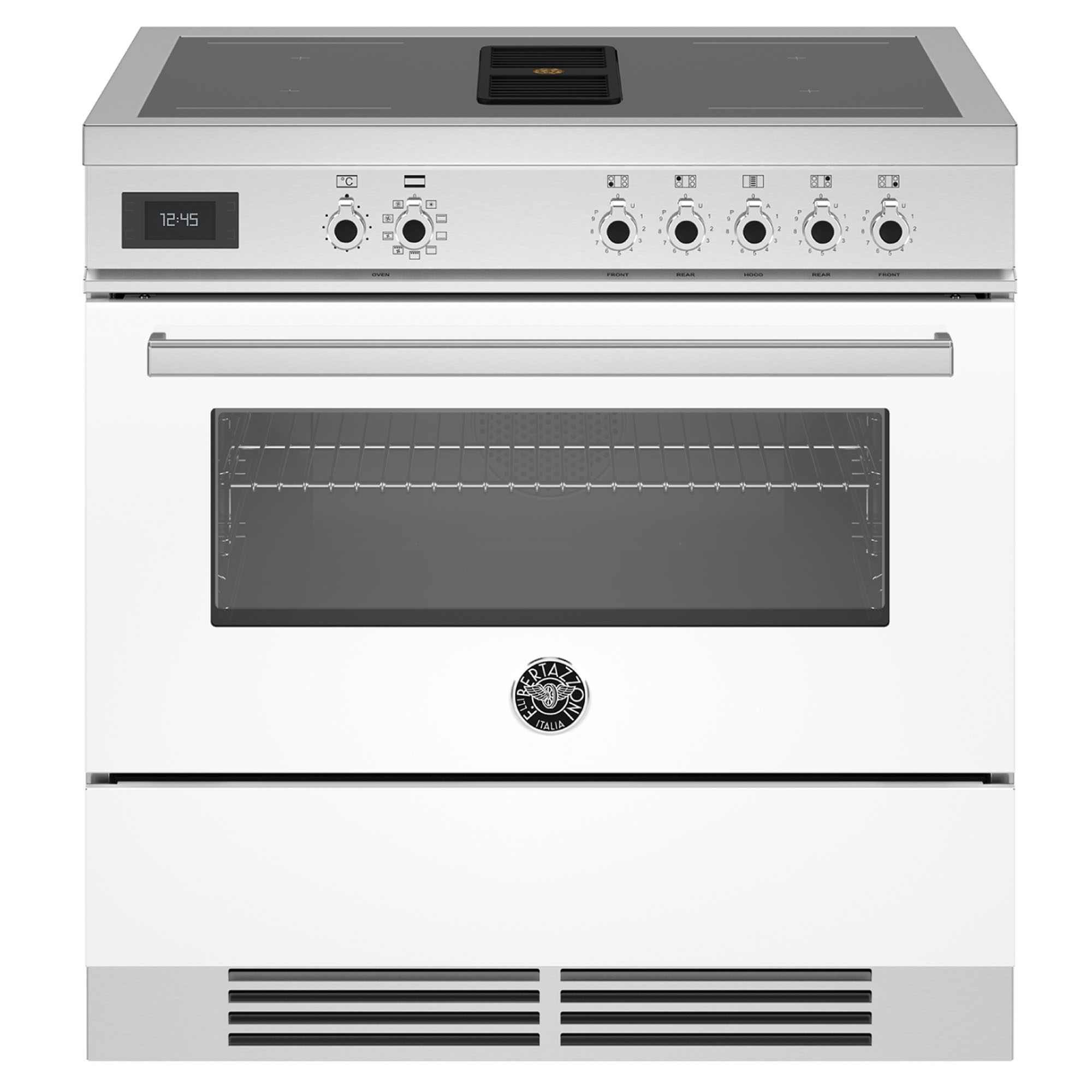 Bertazzoni 900mm Air-Tec 3 in 1 Induction Cooker - White PROCH94I1EBIT