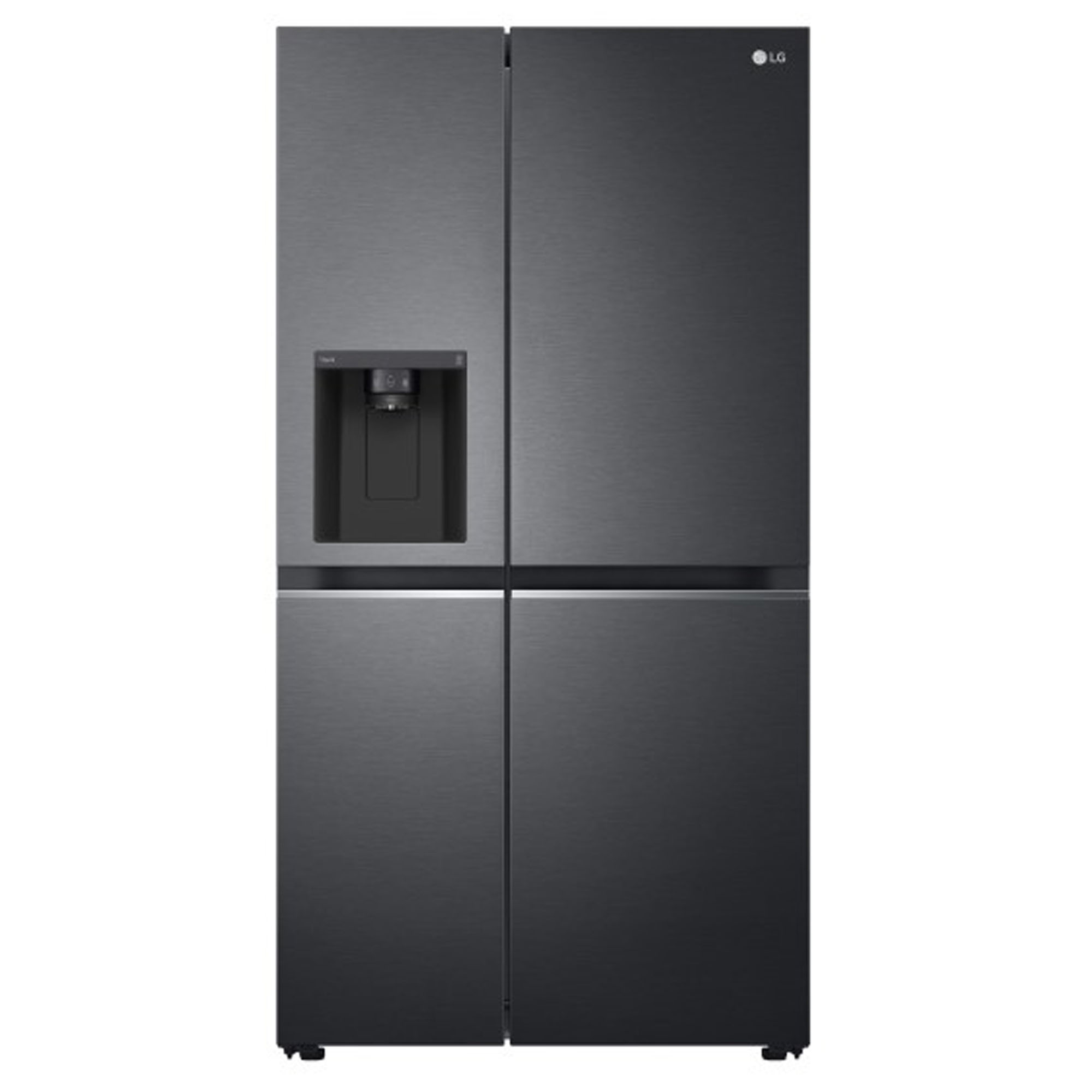 LG 635L Side by Side Fridge in Matte Black Finish GS-L600MBL