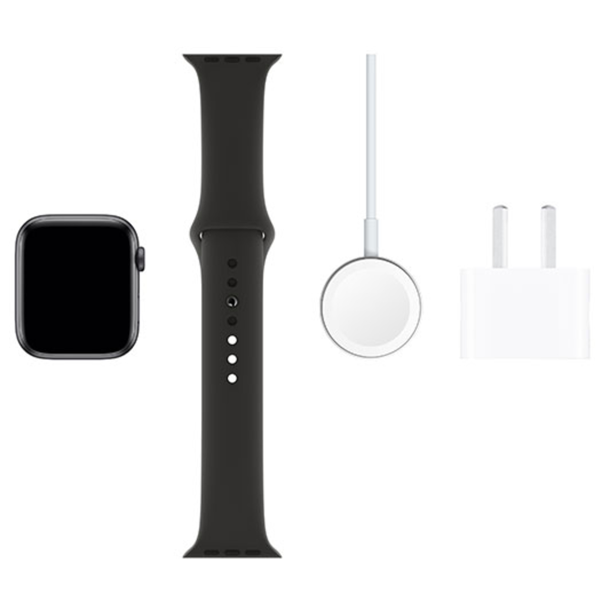 Apple Watch Series 5 (GPS + Cellular) 44mmSpace Grey Aluminium Case with  Black Sport Band MWWE2X/A - Buy Online with Afterpay \u0026 ZipPay - Bing Lee