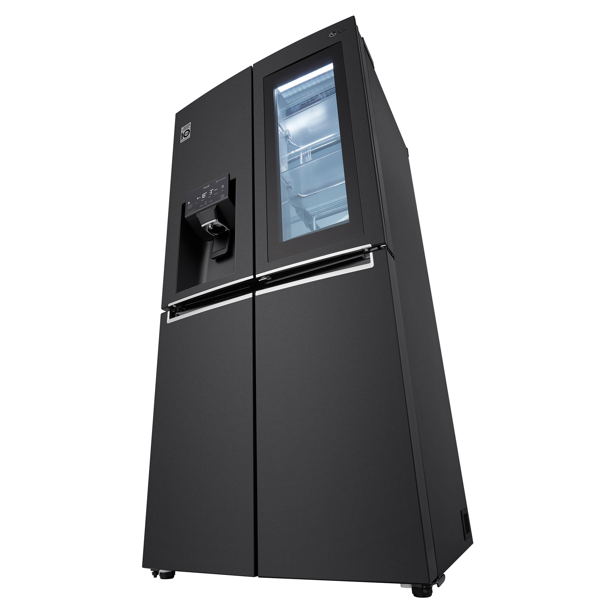 LG 508L Slim French Door Fridge Matte Black GFV570MBLC Buy Online