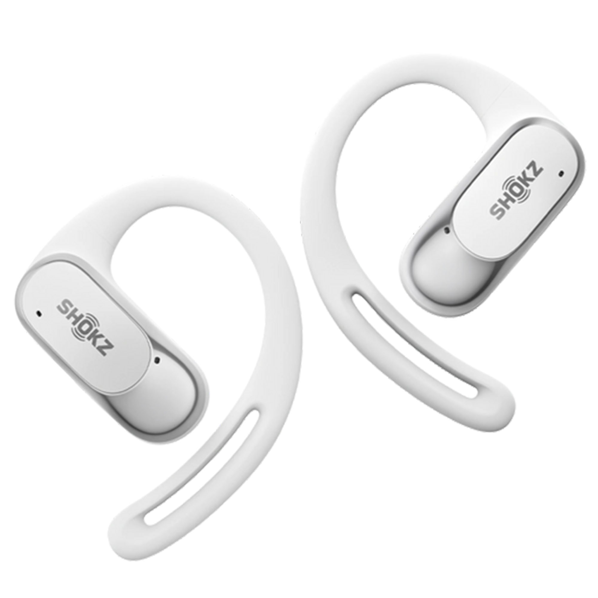 【美品】SHOKZ OPENFIT AIR ワイヤレスイヤホン　ホワイトT511 Écouteurs Shokz OpenFit Air - Top4Running.fr