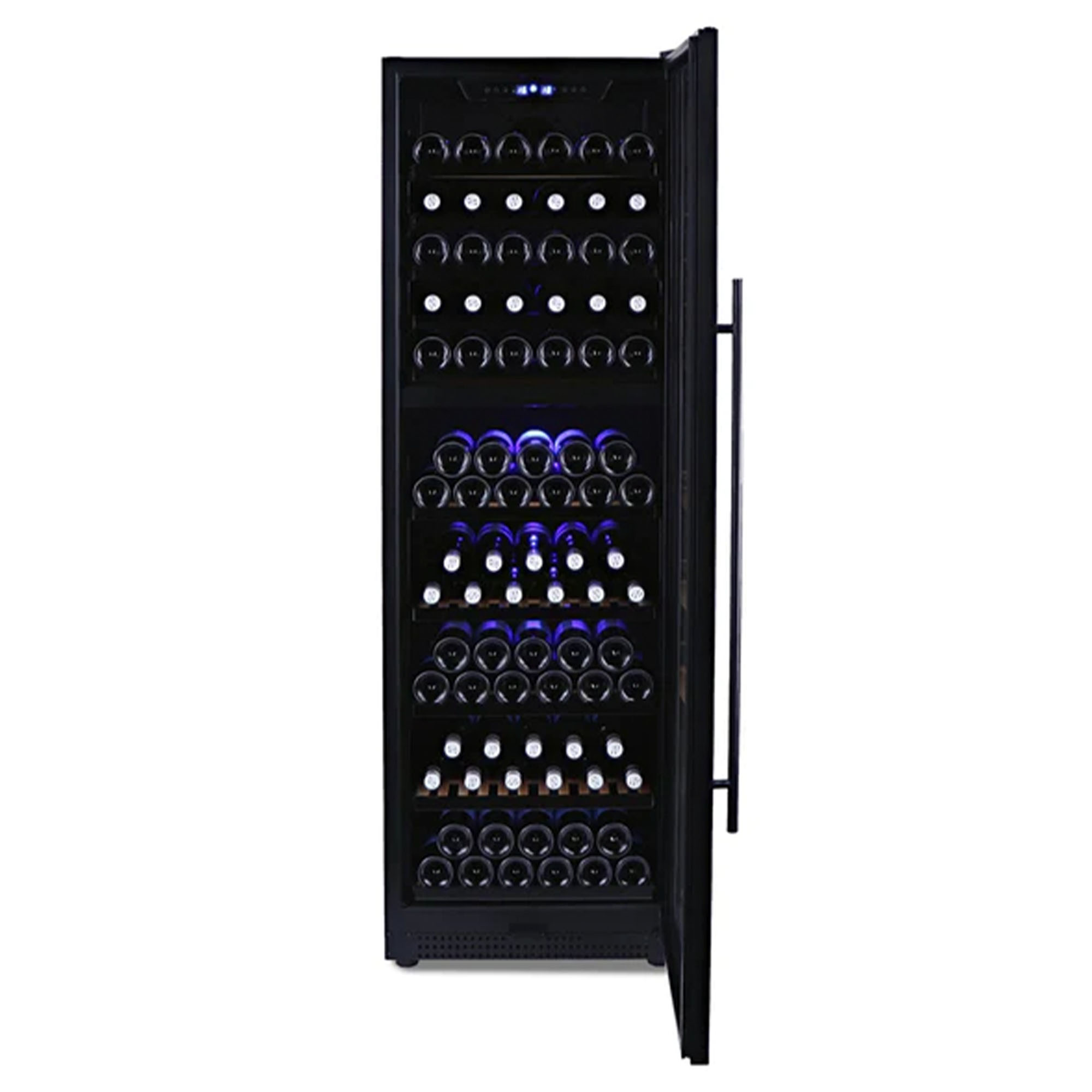 Husky Riserva 450L Dual Zone Wine Fridge in Black HUSWS168DMBZY. Buy Online with Afterpay