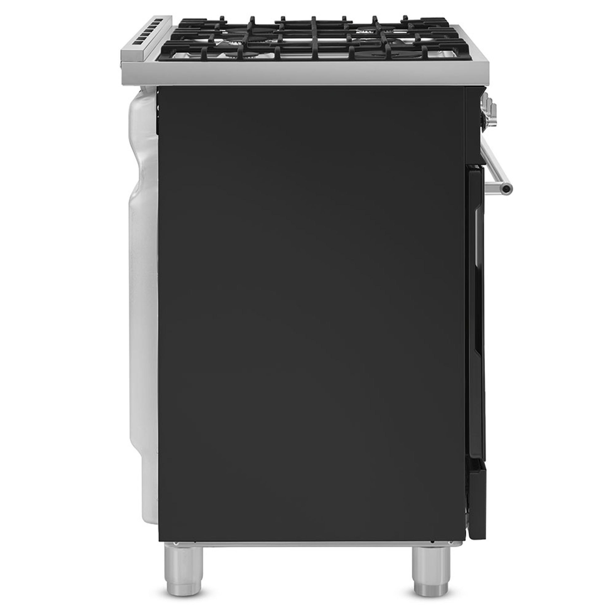 Smeg 90cm 6 Burner Classic Freestanding Dual Fuel Cooker Matte Black