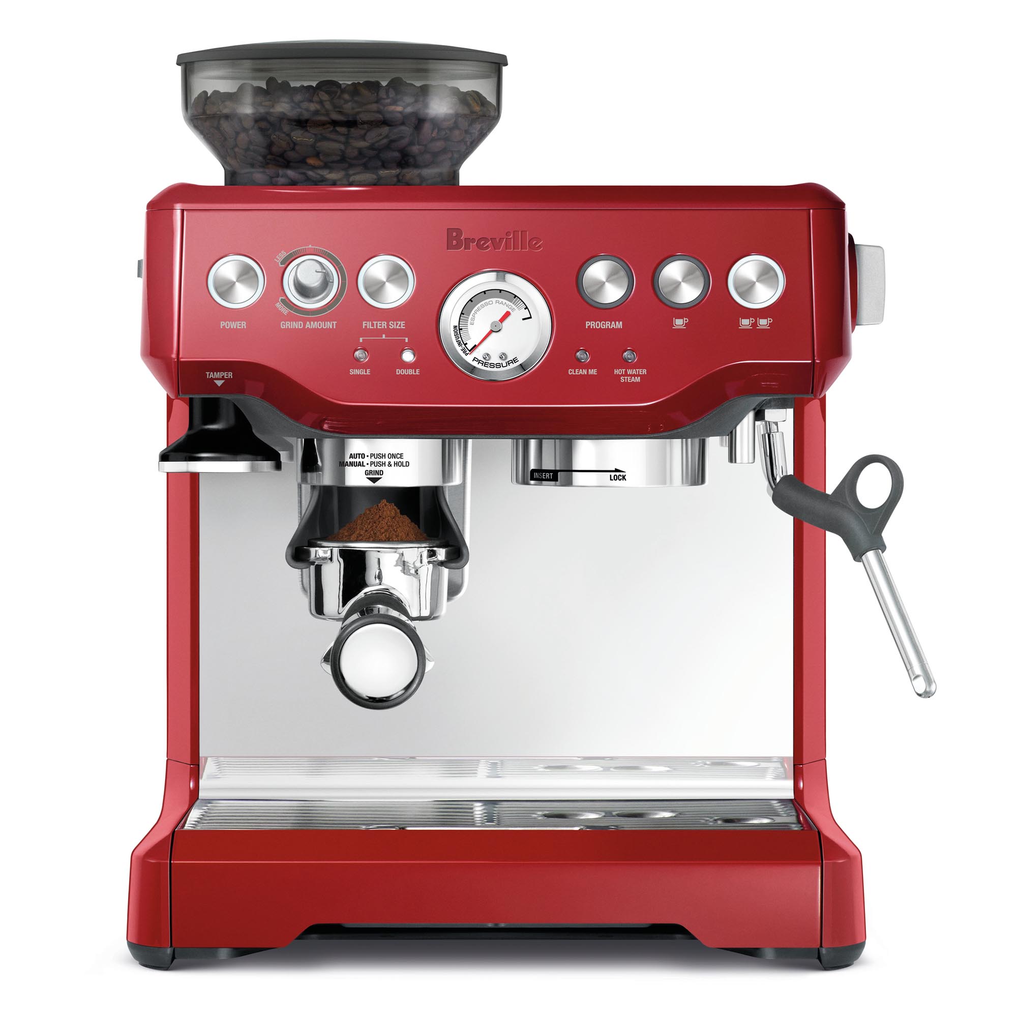 the Barista Express Cranberry BES870CRN 