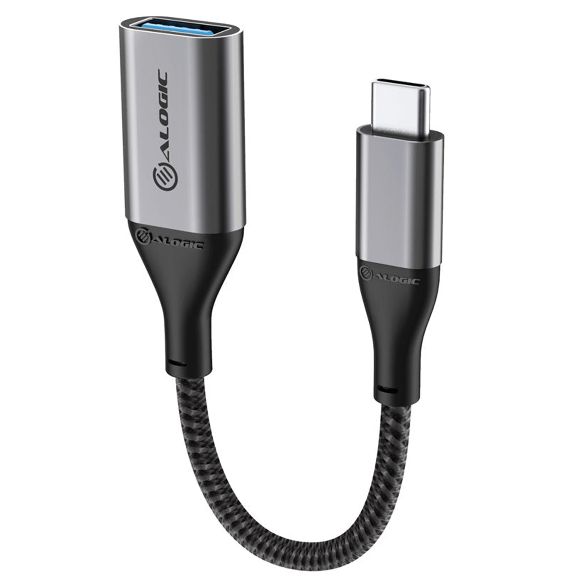 ALOGIC 15cm Super Ultra USB 3.1 USB-C to USB-A Adapter (Space Grey)