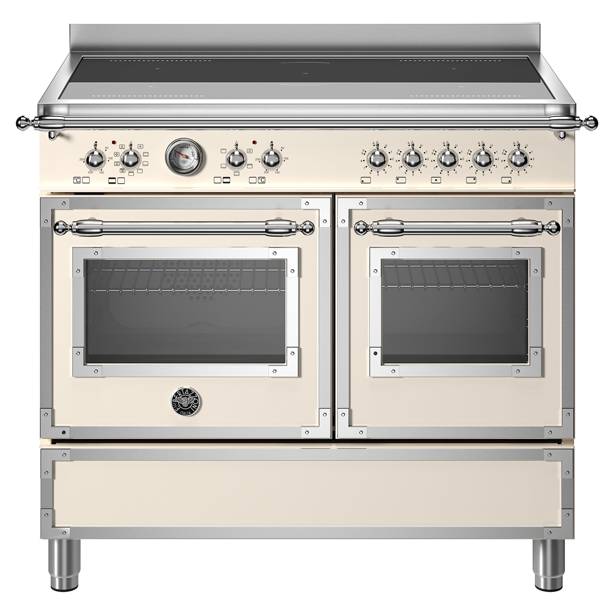 Bertazzoni Heritage 1000mm Induction Double Oven Cooker - Avorio (Ivory) HER105I2EAVT