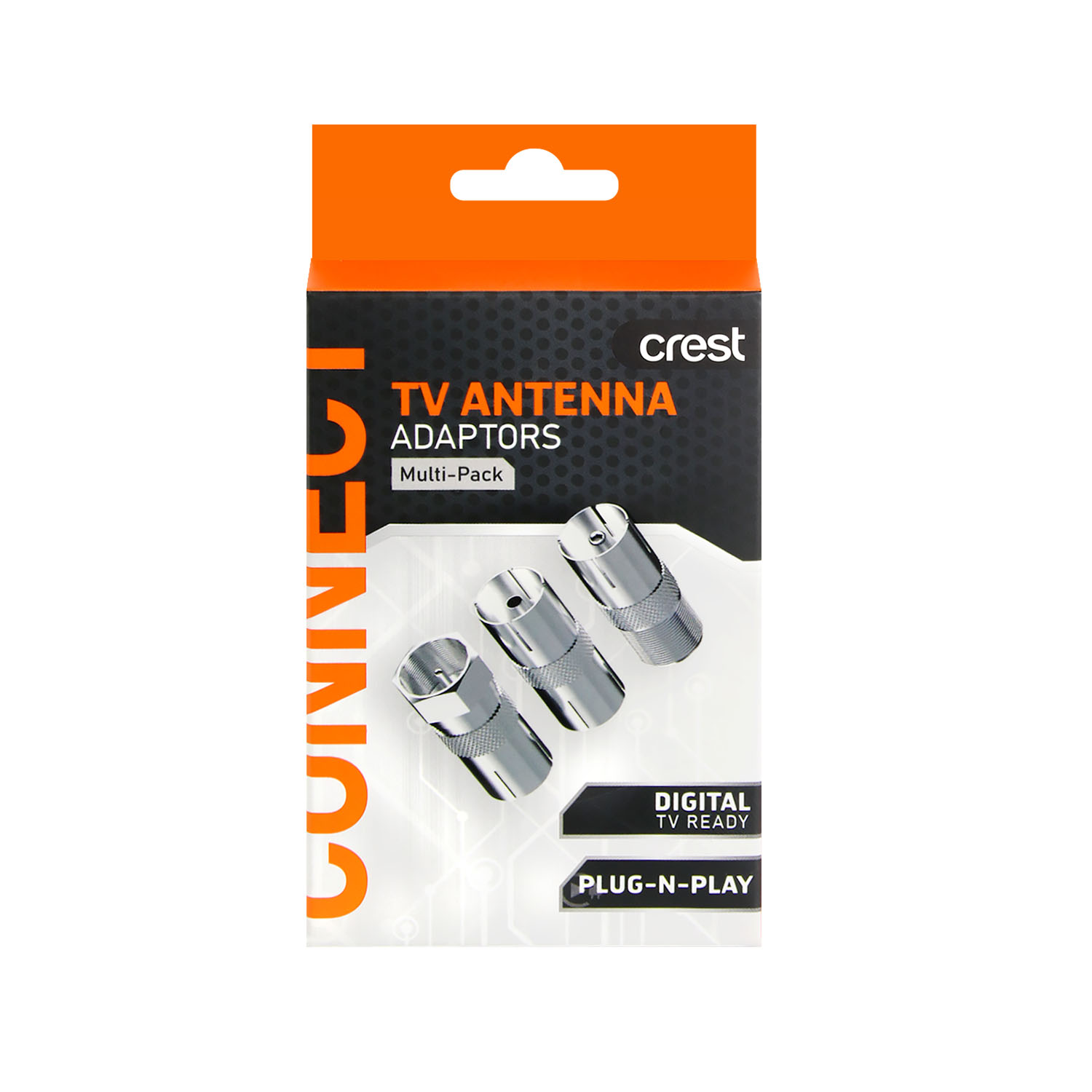 Crest Coaxial Adaptor3Pk CBCAPK3