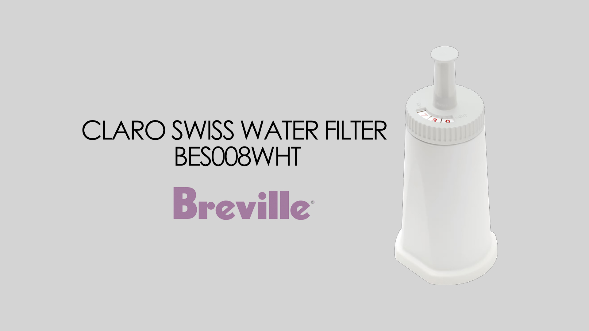 Claroswiss water hotsell filter breville