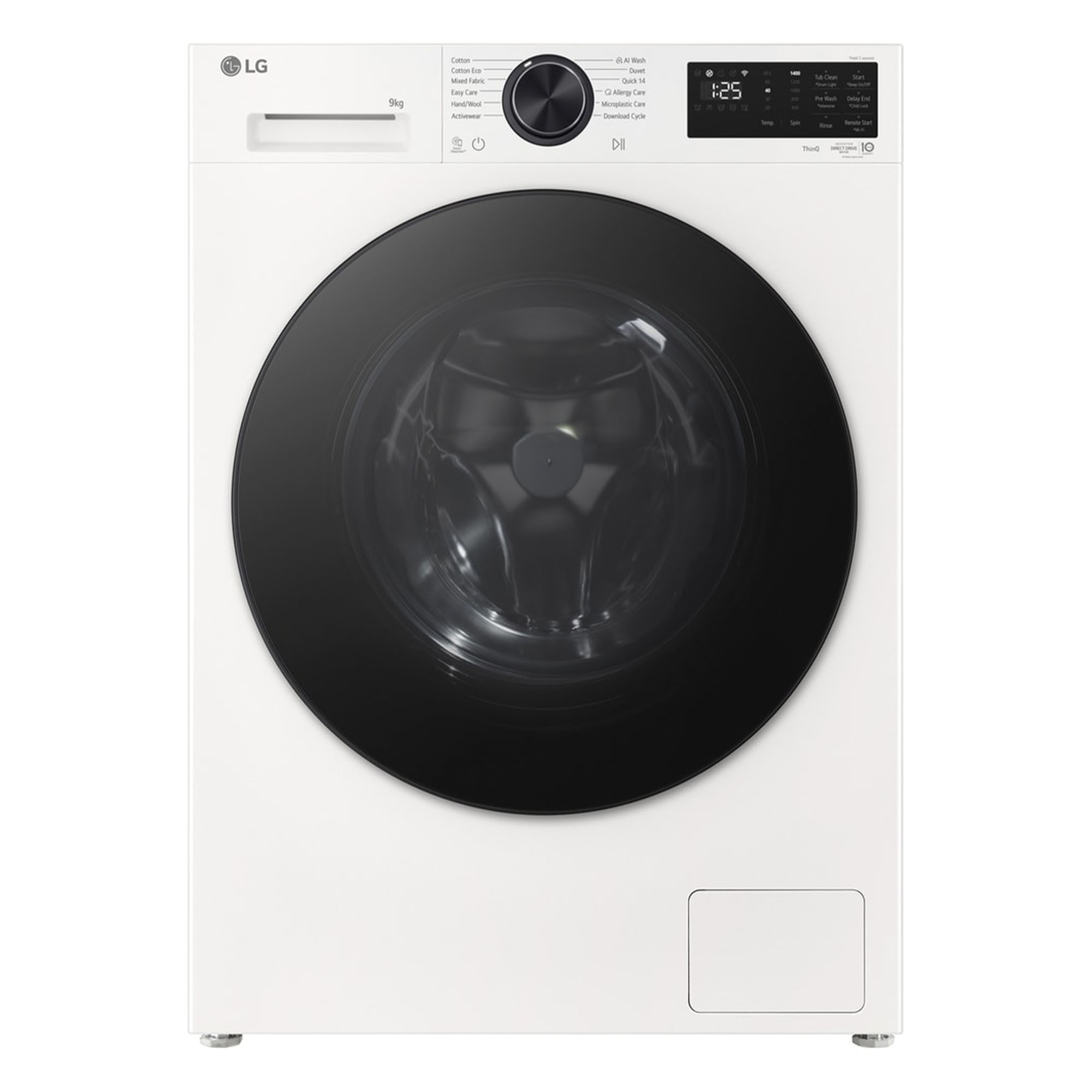 LG 9kg Series 3 Front Load Washer - AI Wash - White WX3-1409W