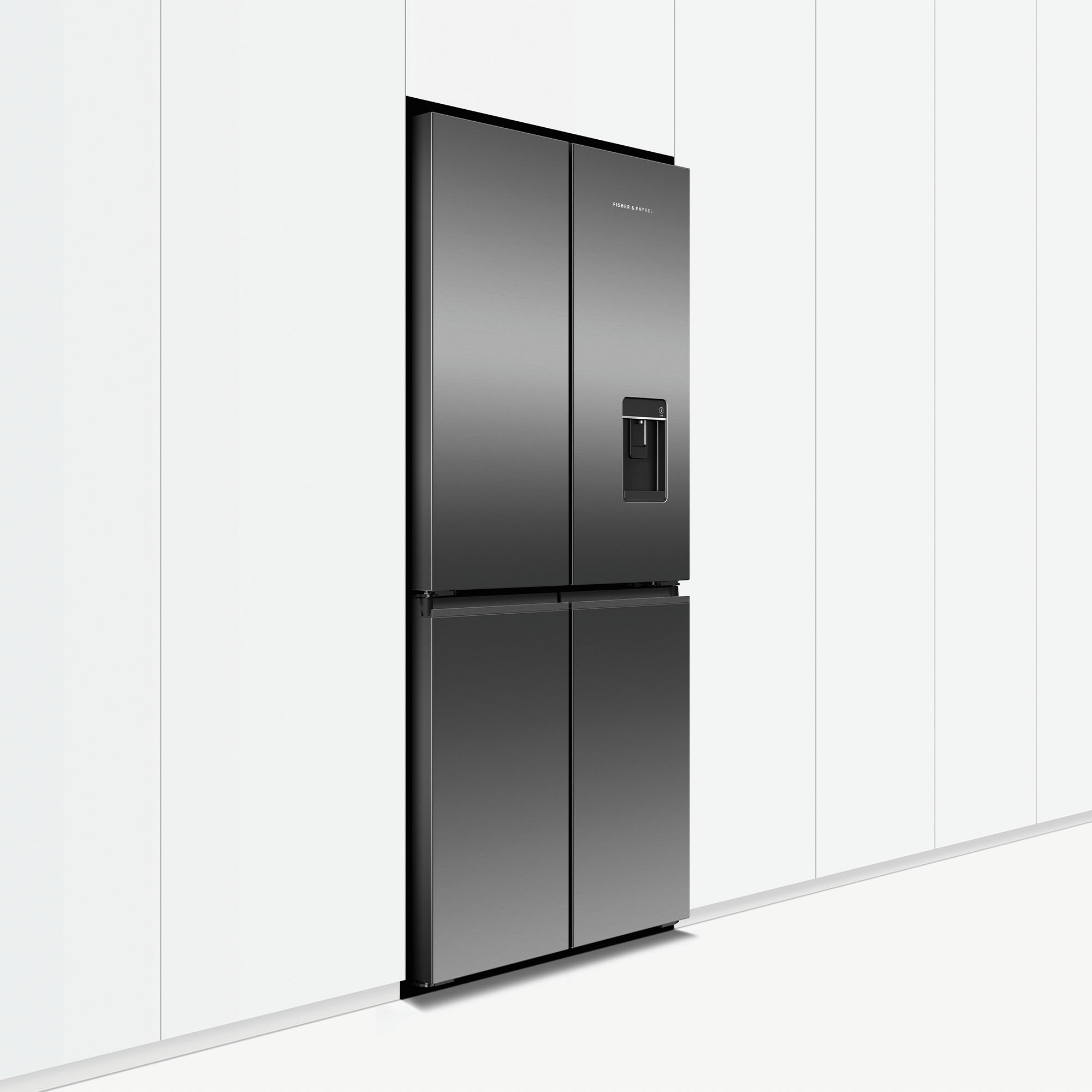 Fisher & Paykel Freestanding Quad Door Refrigerator Freezer 79cm 498L