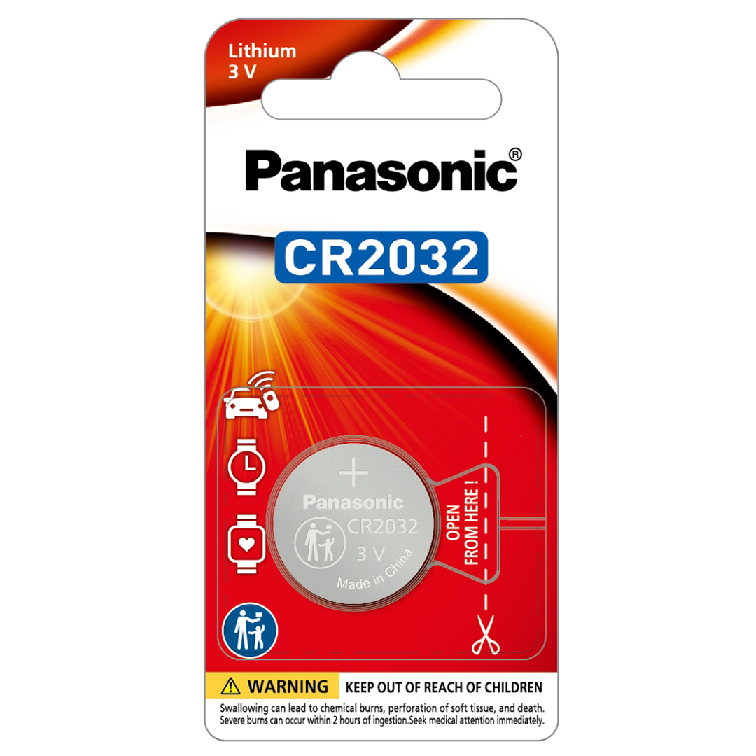 Panasonic CR2032 Lithium 3V Coin Battery CR 2032PG1BW Buy Online With 
