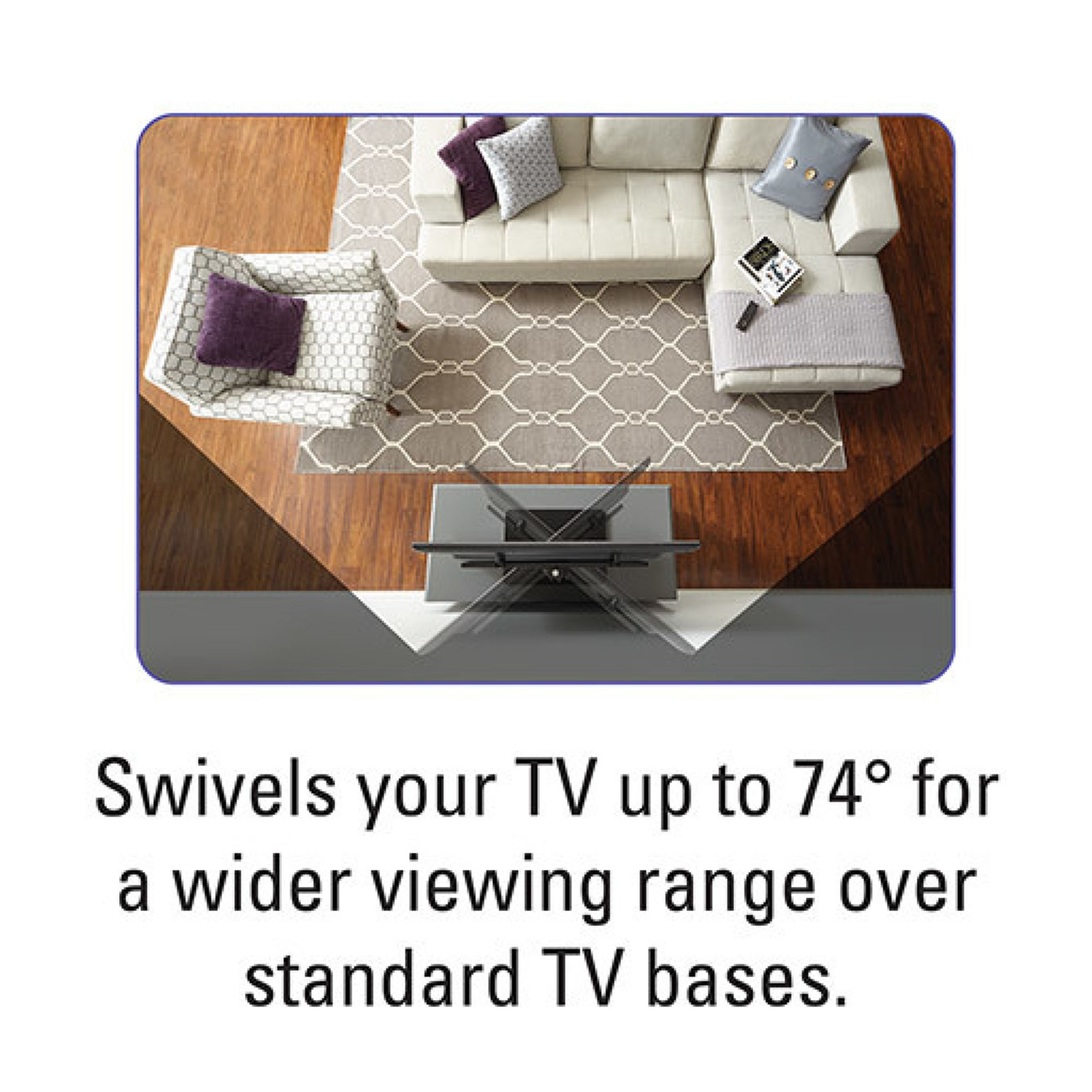 Sanus Swivel TV Base for 3260 & TV's VTVS1B2 Buy Online with