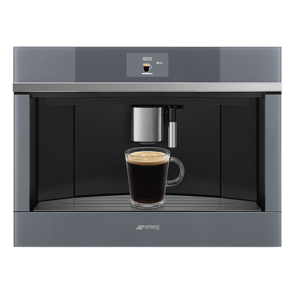 Smeg 45cm Linea Builtin Coffee Machine Silver CMS4104S Buy Online