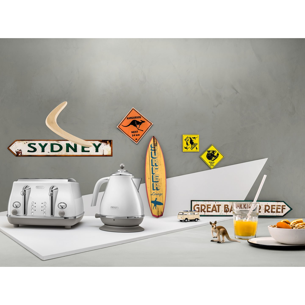 Delonghi Icona Capitals KettleSydney White KBOC2001W Buy Online with