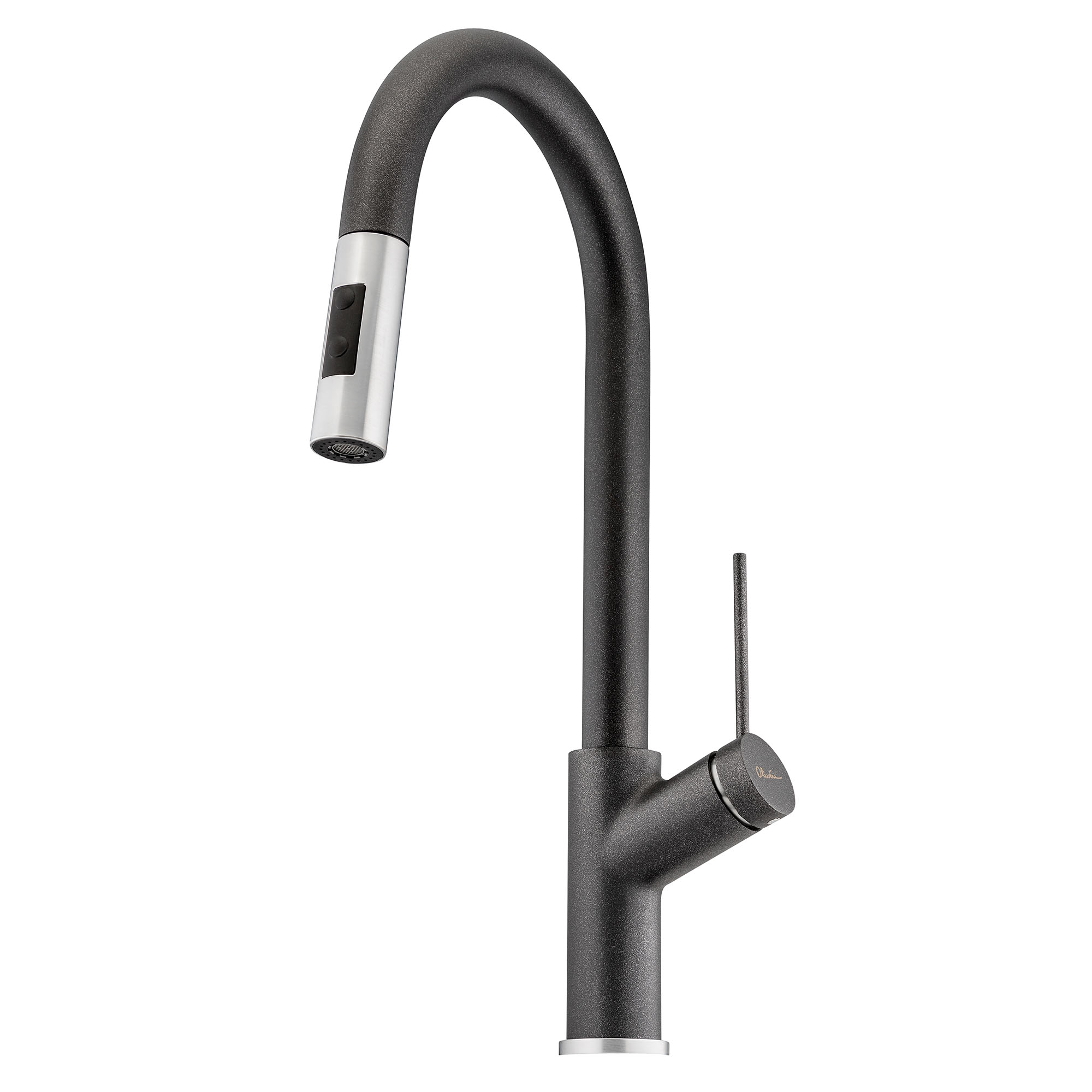 Oliveri Vilo Pull Out Spray Mixer - Black Granite VT0426B-ST-BL