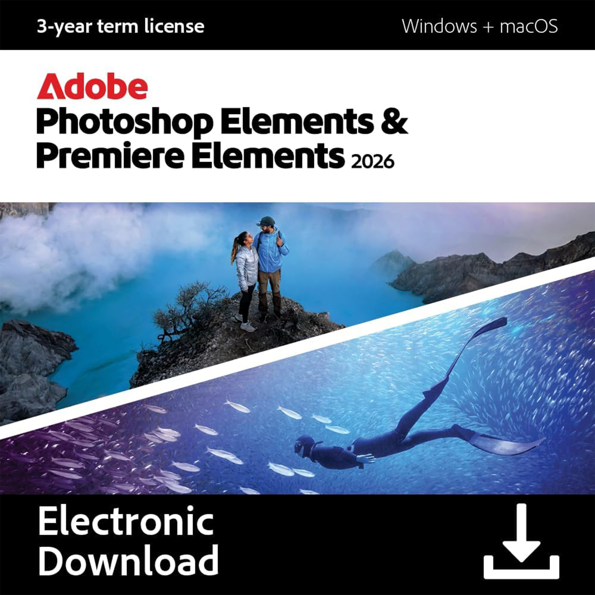 その他 Adobe Photoshop Elements 2020 & Premiere Adobe Photoshop & Premiere Elements 2026 ESD 9337694088665 - Bing Lee