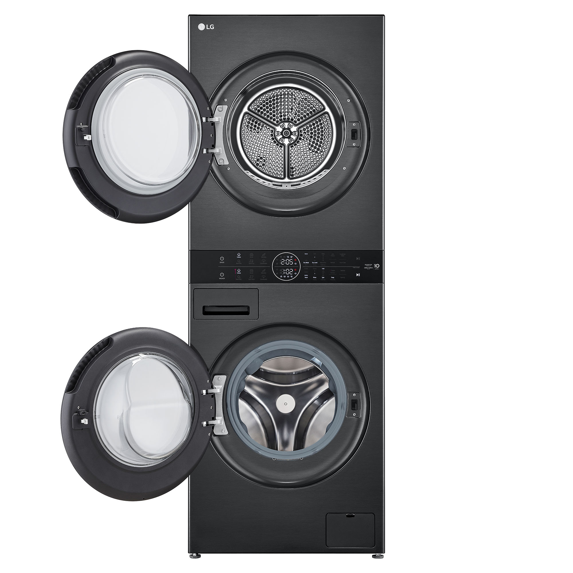LG 129kg WashTower AllInOne Stacked Washer Dryer in Black WWT1209B