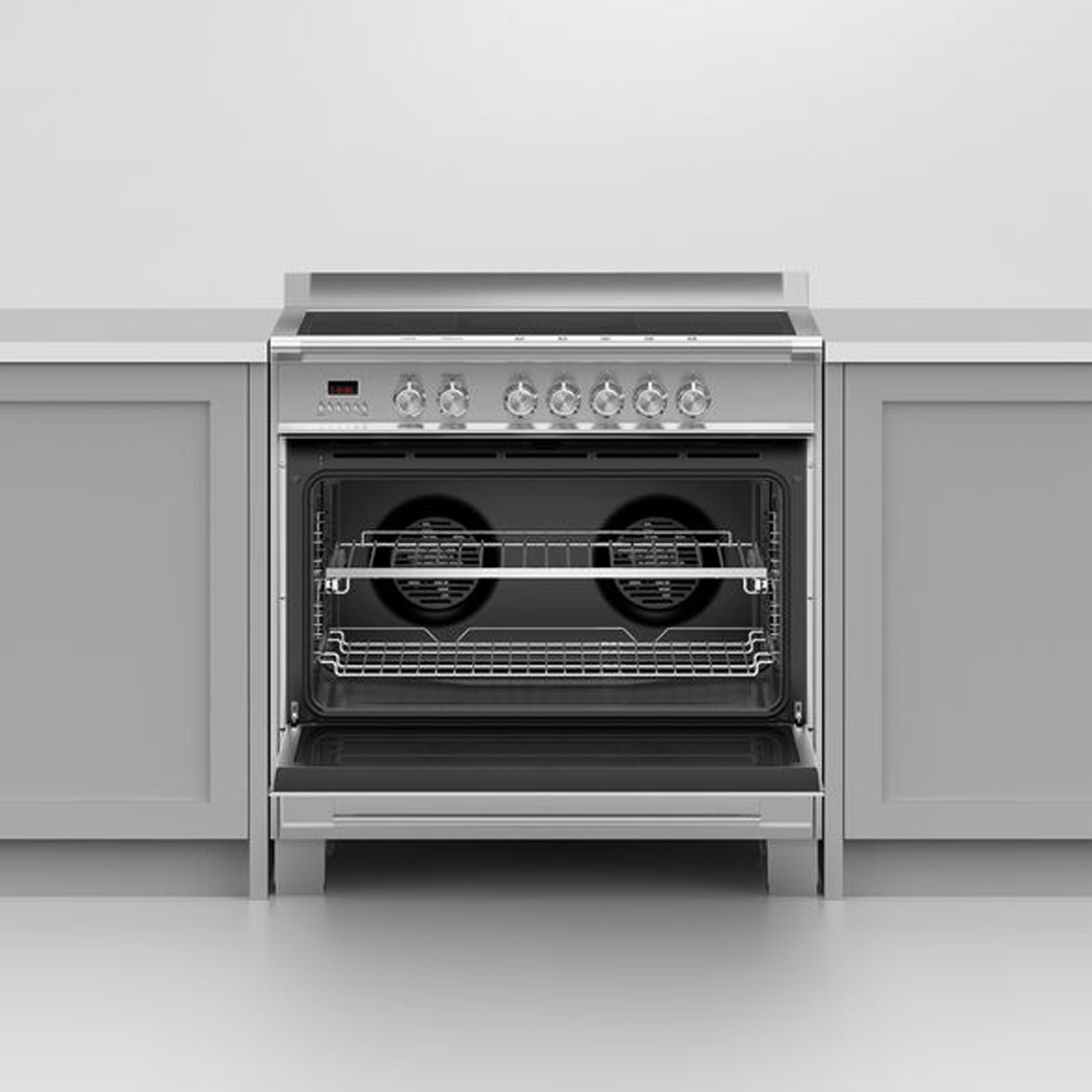 Fisher & Paykel Series 7 Freestanding Cooker, Induction, 90cm, 5 Zones