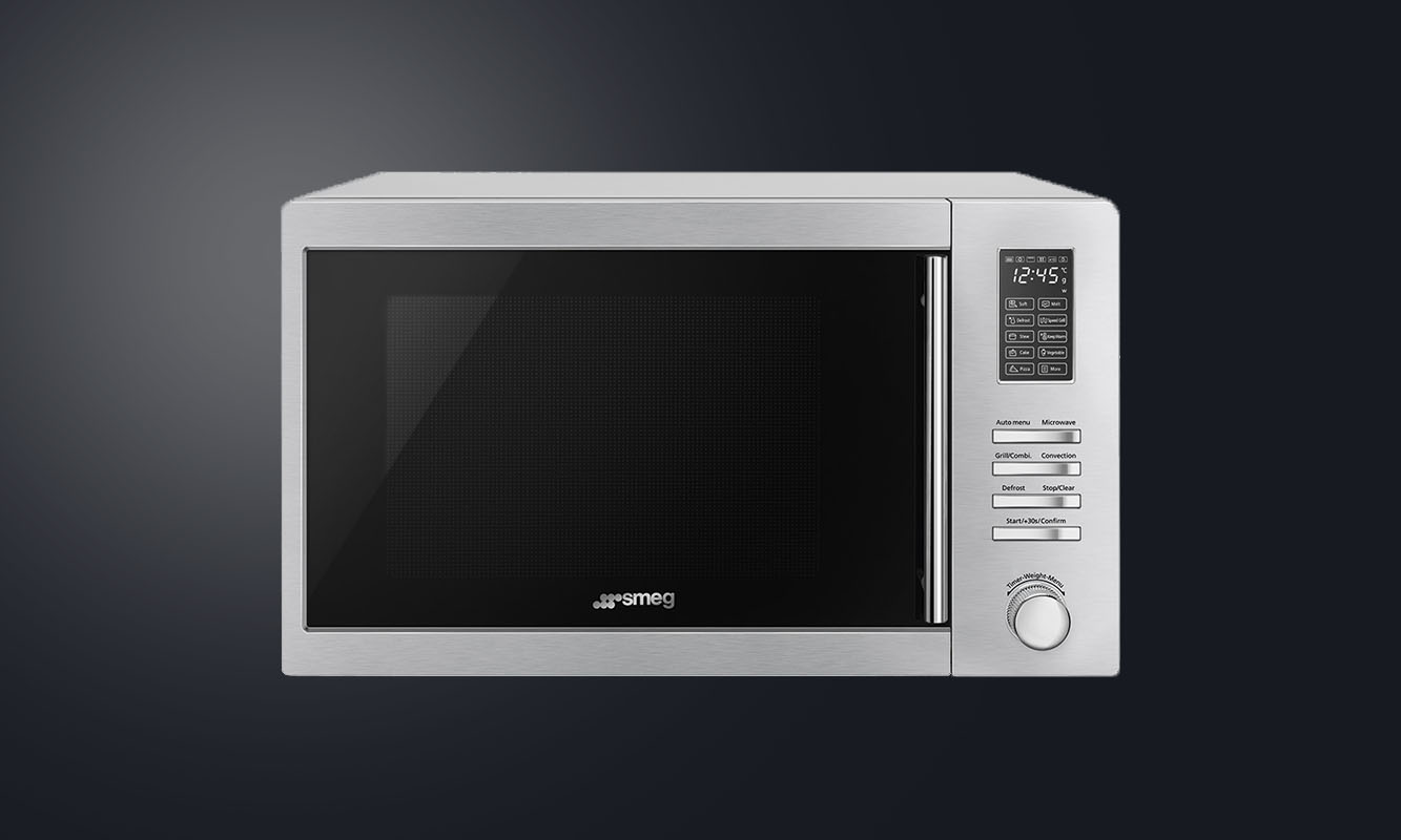Smeg 34L Convection Microwave Oven SAM34CXI Buy Online with Afterpay & ZipPay Bing Lee