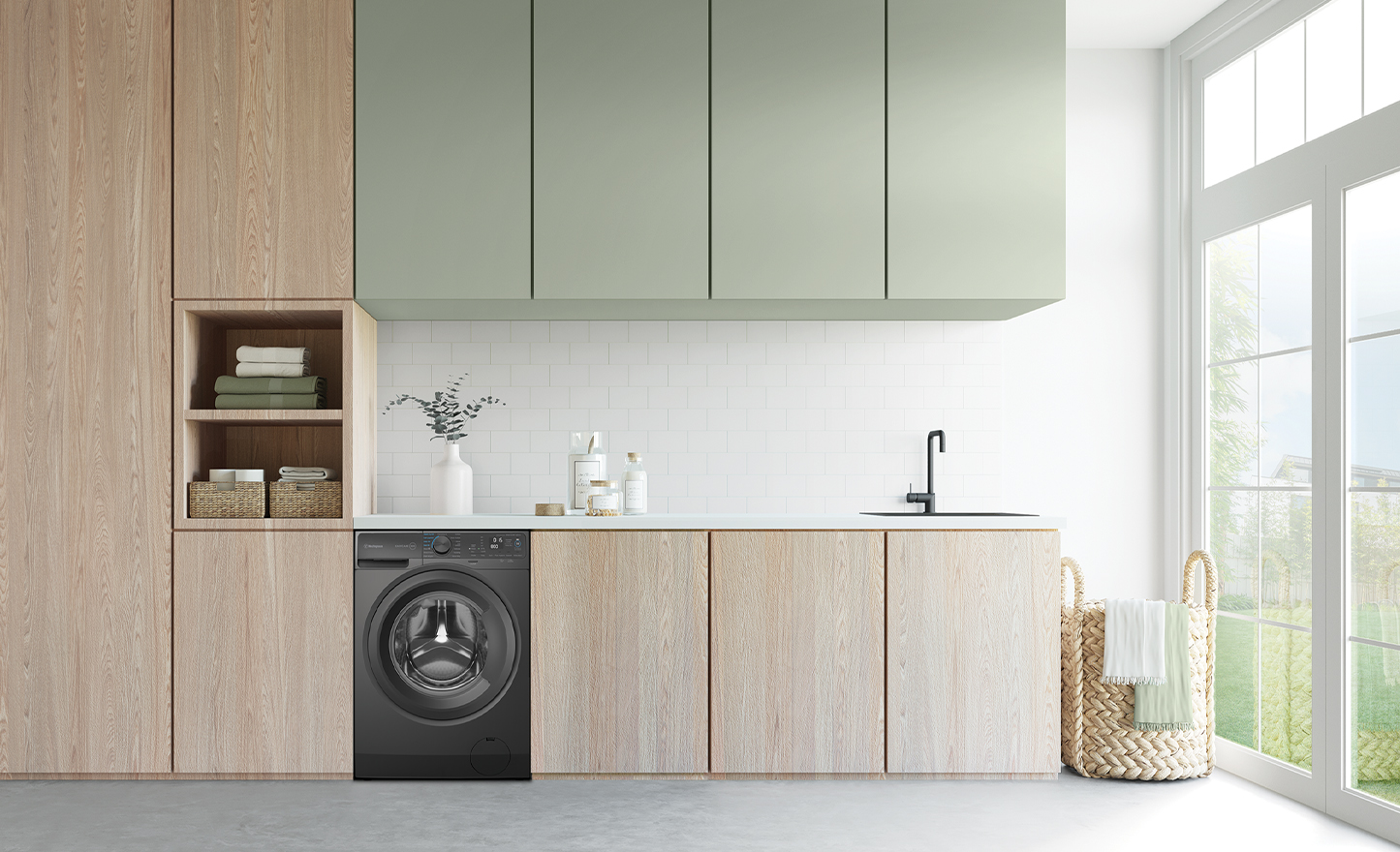 Westinghouse Dark Grey 9kg/5kg Washer/Dryer Combo WWW9024M5SA Buy