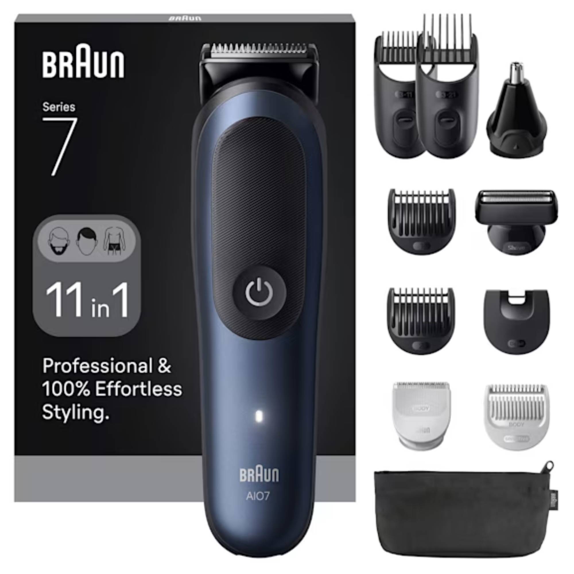 Braun All-in-One Series 7 Beard Trimmer Grooming Kit AIO7540