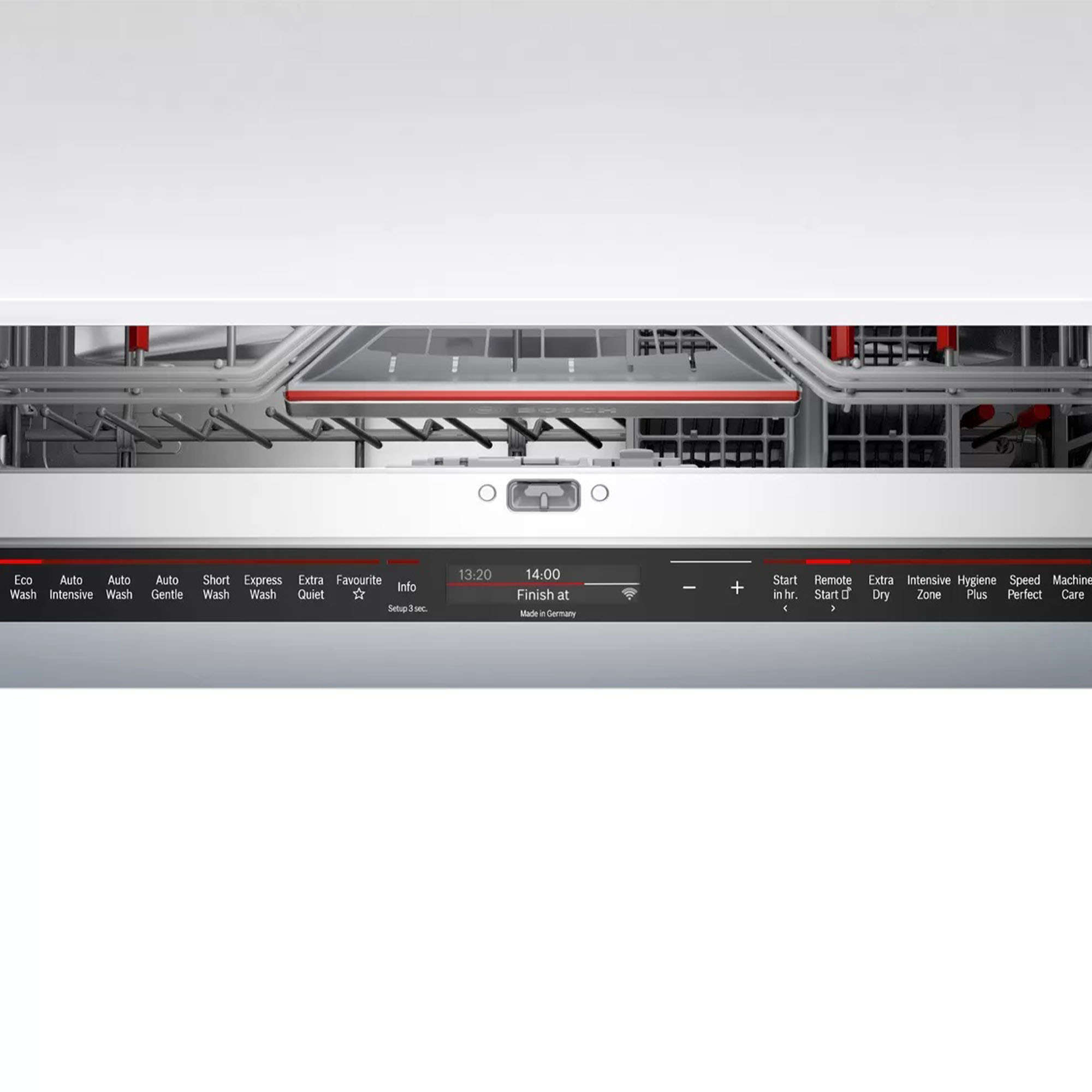 Bosch Series 8 fullyintegrated dishwasher 60cm Tall Tub, variohinge