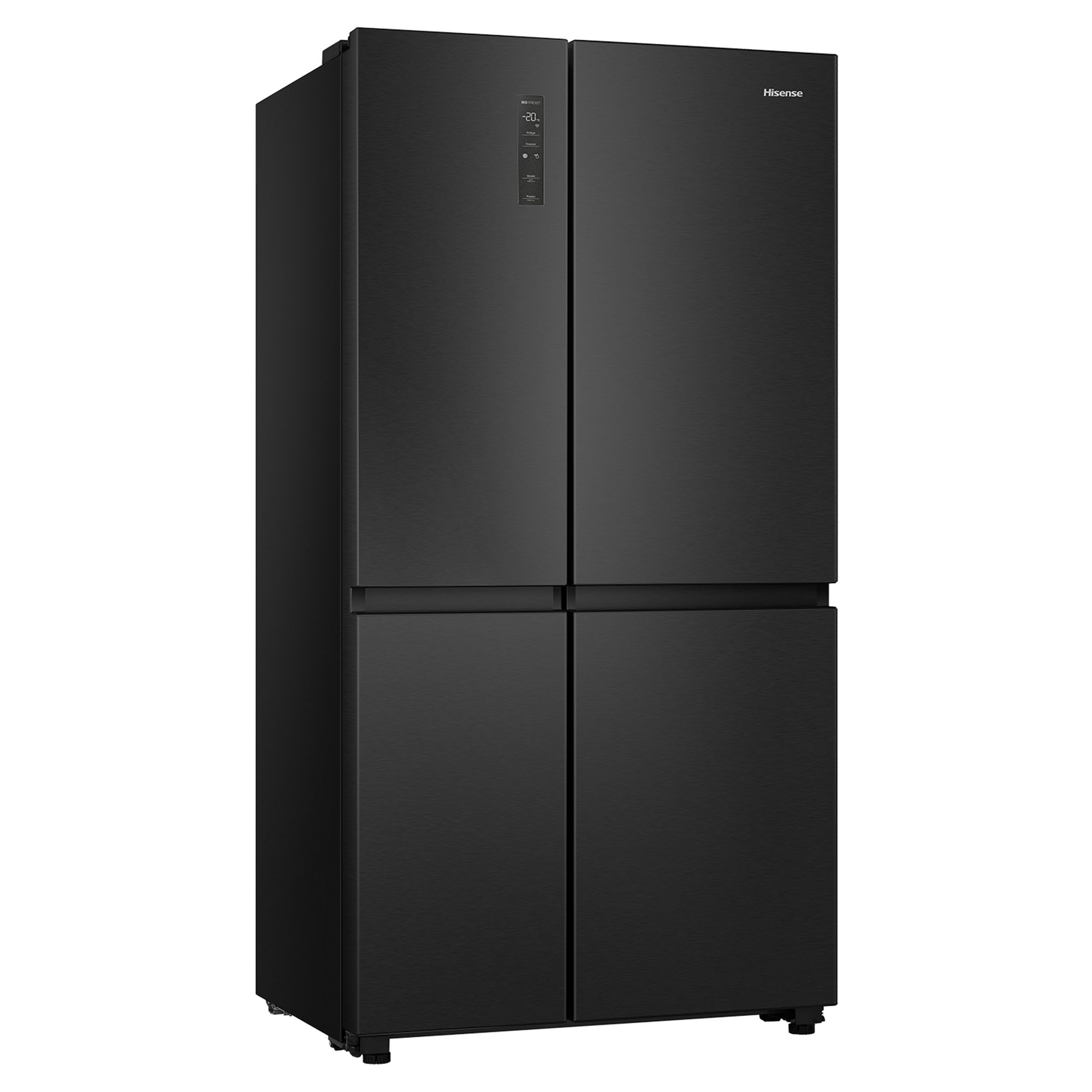 Hisense 652L Side by Side Fridge, Black Brushed Steel HRSBS652B. Buy