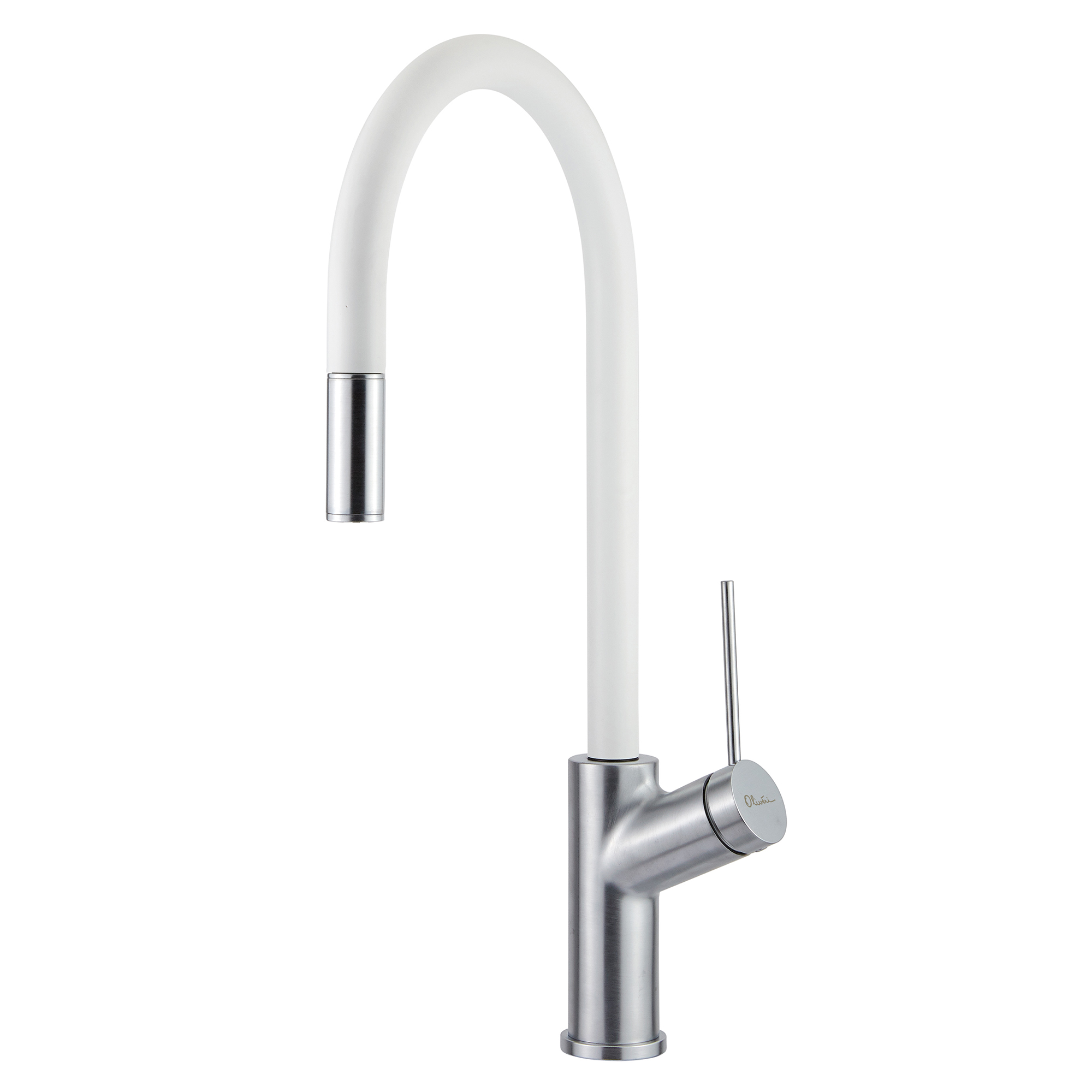 Oliveri Vilo Pull Out Mixer - White VT0398B-WH