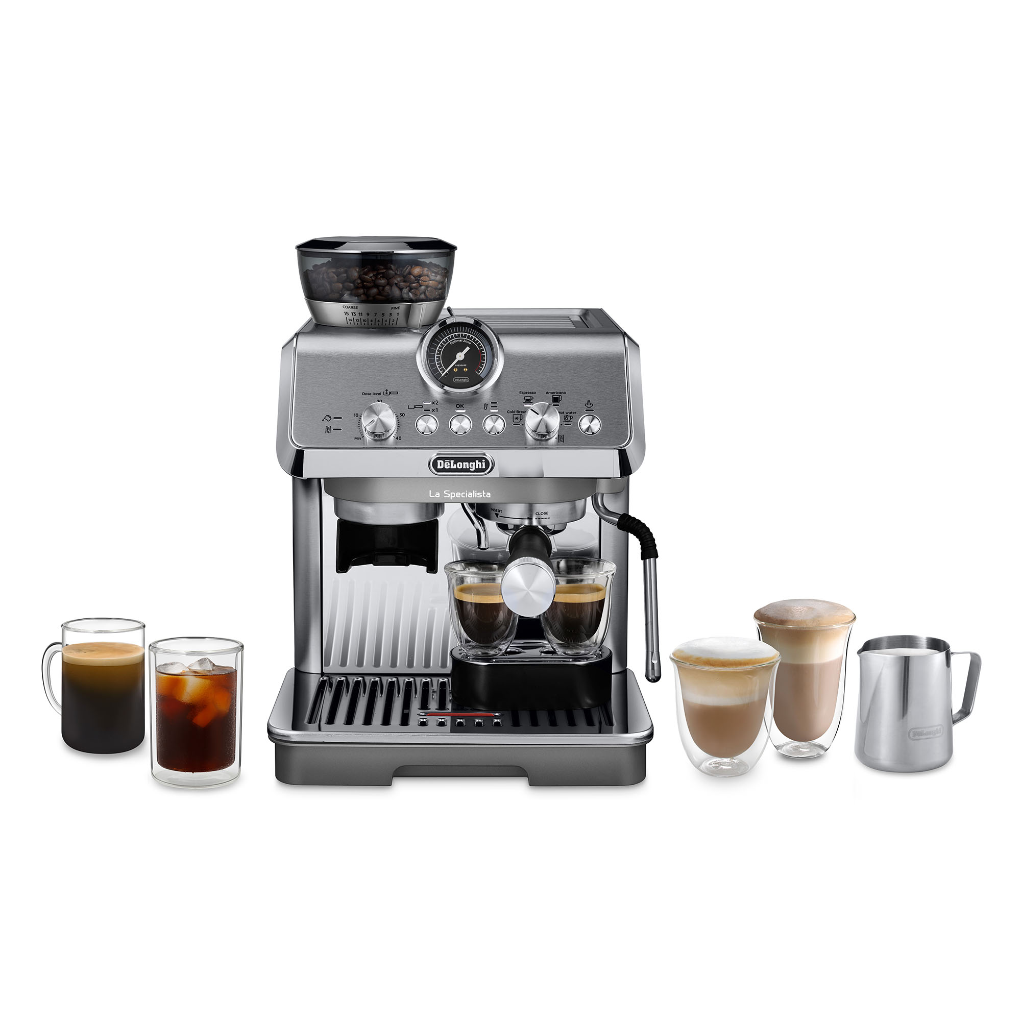 Delonghi La Specialista Arte Evo with Cold Brew Coffee Machine EC9255M2