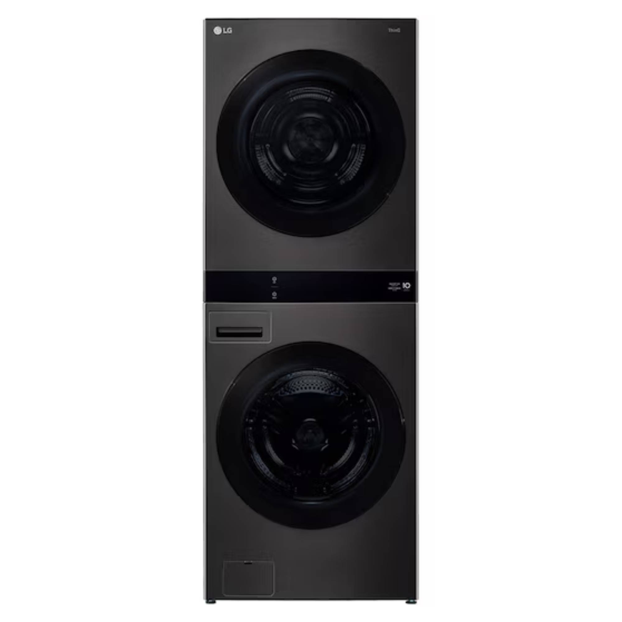 LG AI WashTower™ 19/10kg All-In-One Stacked Washer Dryer - Black WWT-1910BX