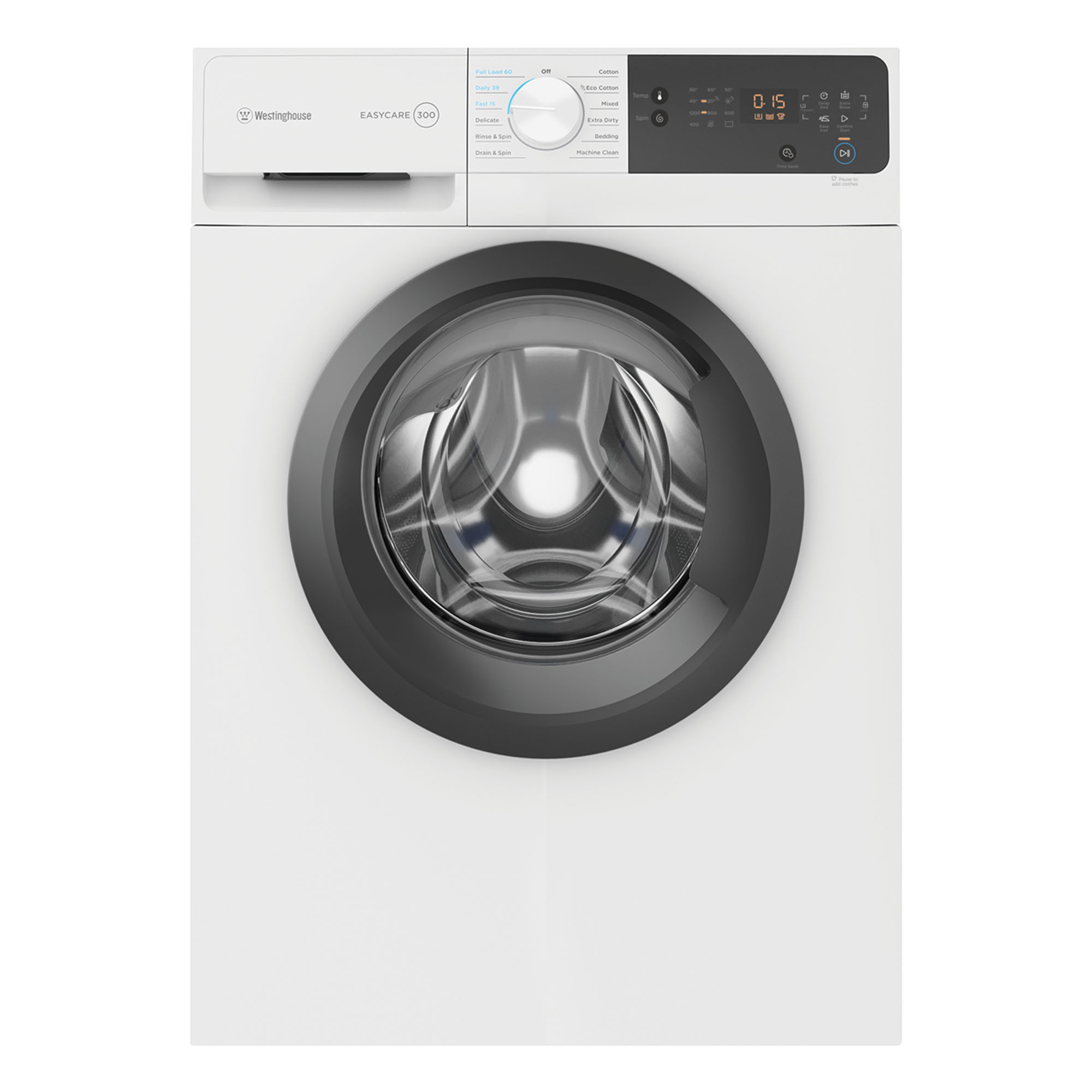 Westinghouse 7.5kg EasyCare 300 Series Front Load Washing Machine WWF7524N3WAS